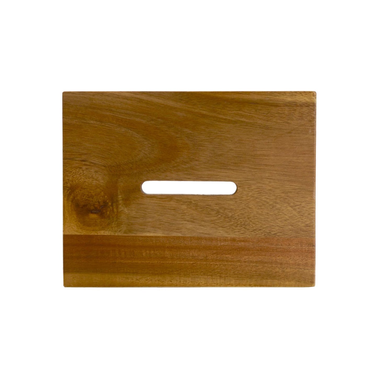 Gourmet Basics by Mikasa Nova Acacia Wood Rotating Condiment Caddy, 8.75 Inch, Black,5270309