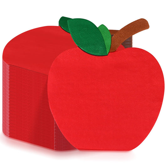 Back to School Paper Napkin 150 Pieces Colorful Apple Fruits Napkins for School Fruit Disposable Paper Napkins Kids First Day of School Party Napkins for School Classroom Party Supplies Table Decor