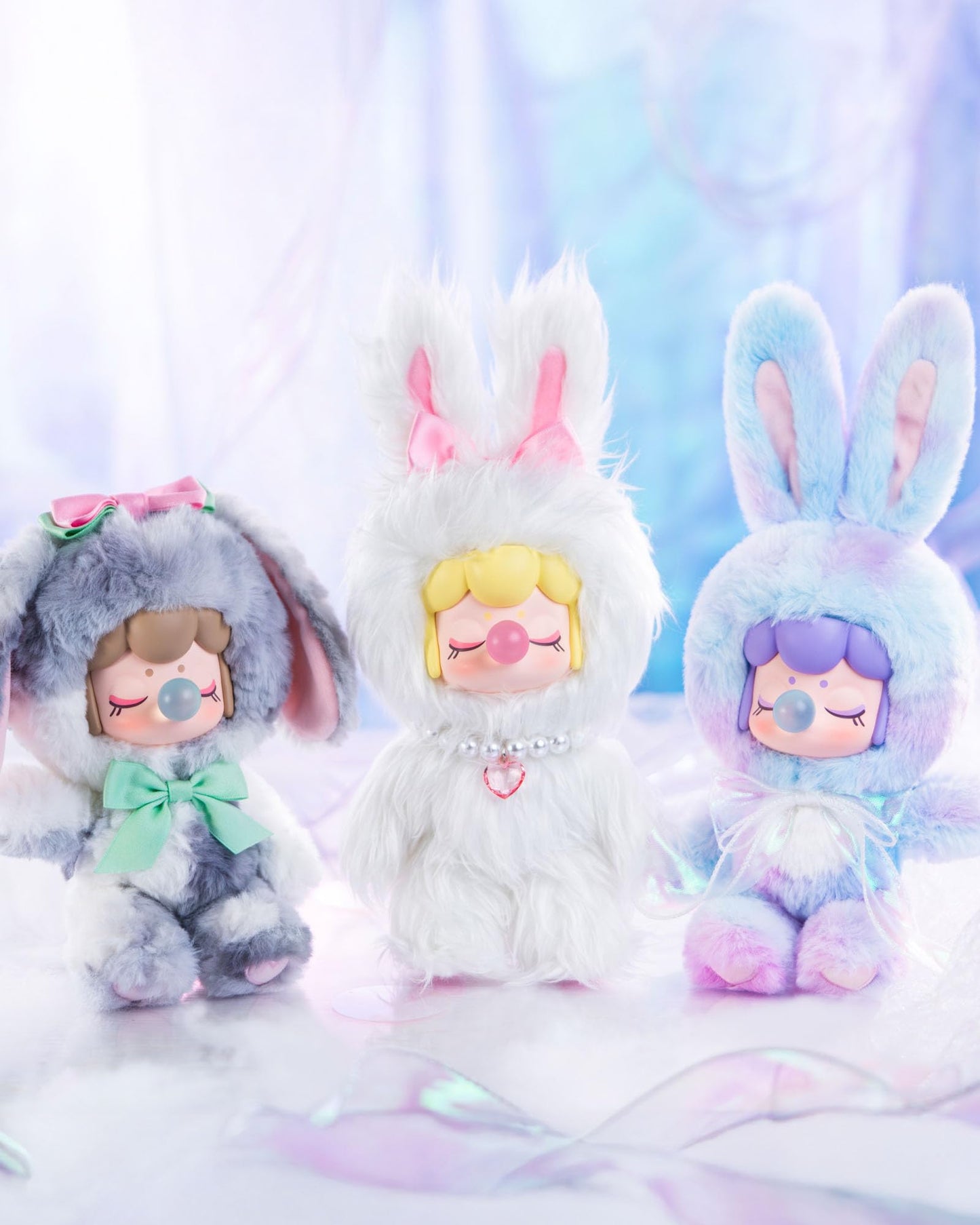 Rolife Nanci Bunny Stuffed Animal Plush Doll,8-11 Inches Cute Anime Blind Box Figures,Mystery Box Popular Soft Collectible Toy for Toddlers Baby Girls Women,Creative Christmas Birthday Gifts