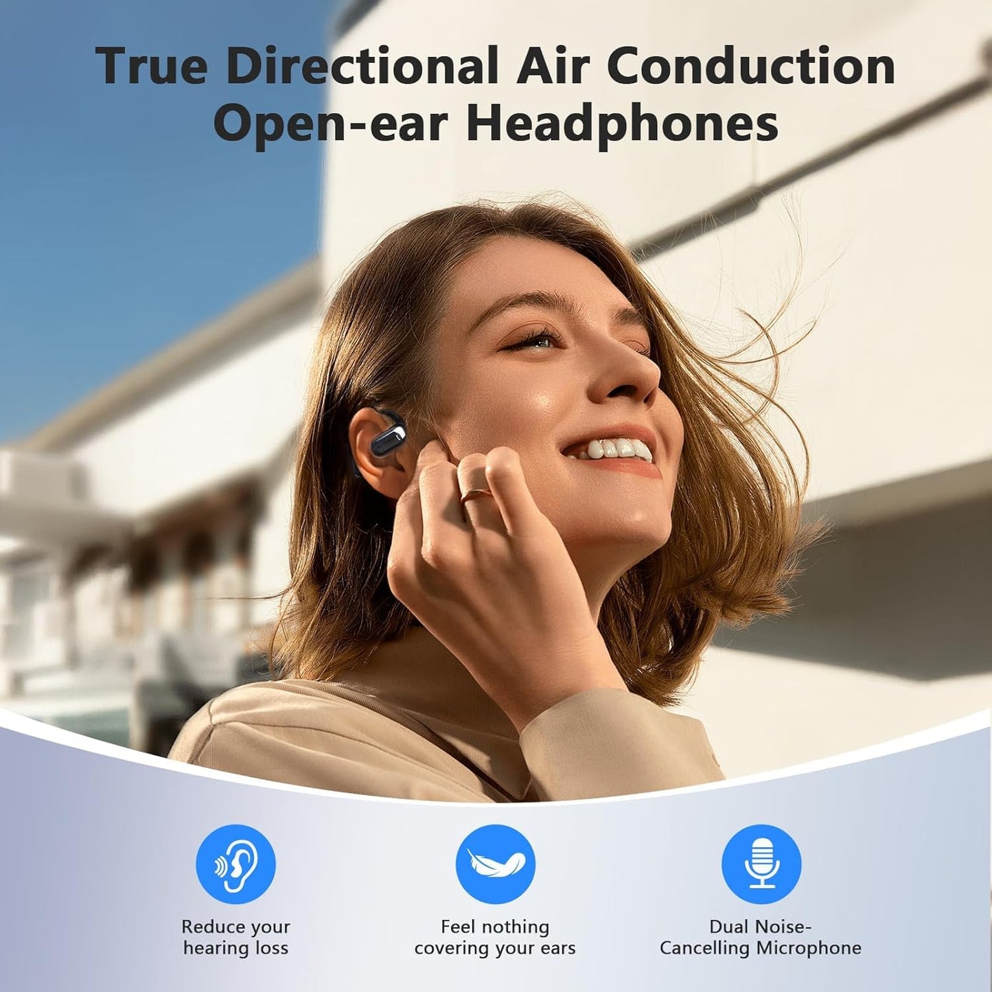 AI Translation Earbuds Real Time, Translator Headphones 144 Languages & Accents, Audifonos Traductores Inglés Español,Translating Device, Translate Ear Buds for Travel Learning with Charging Cradle
