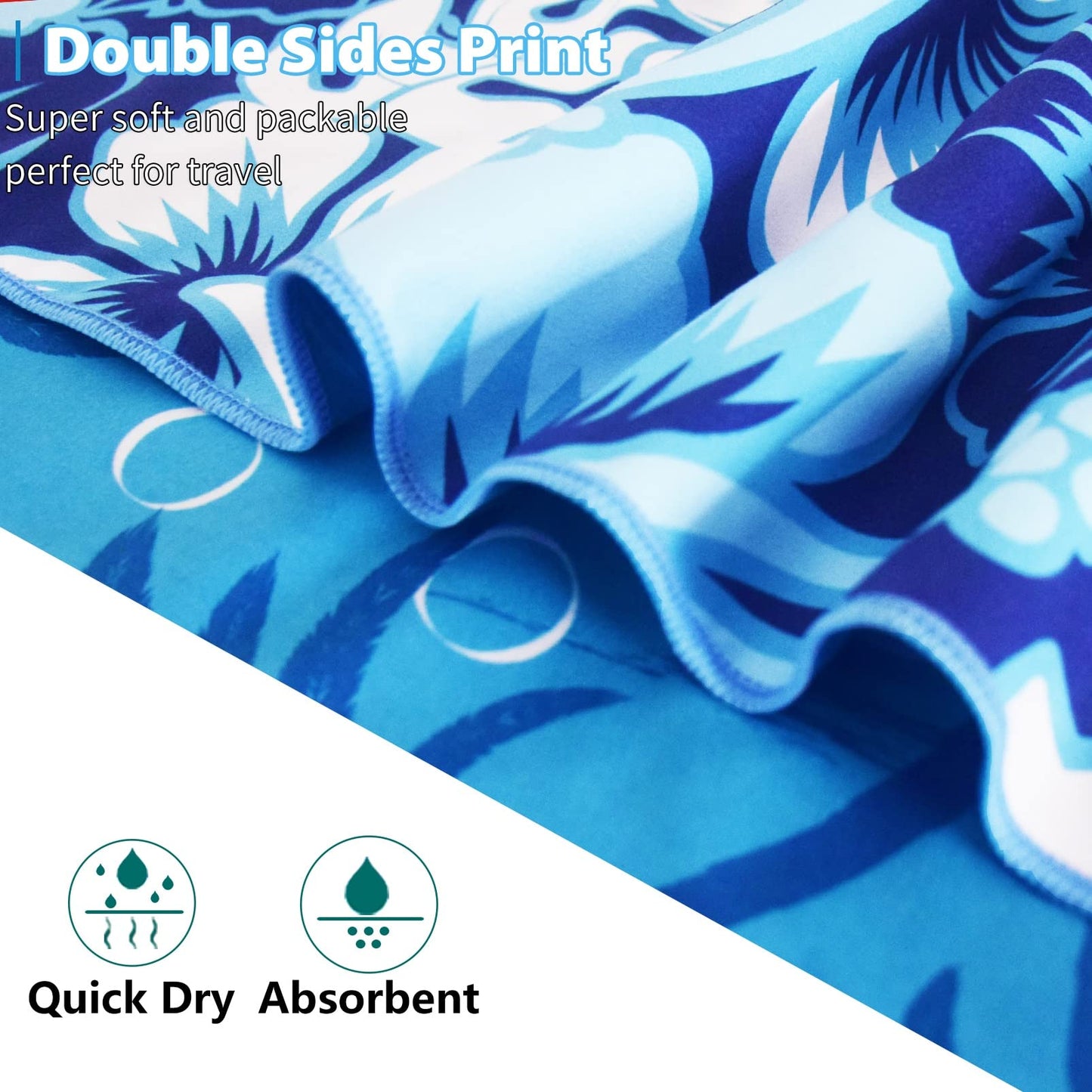 6 Pack Microfiber Thin Beach Towel Lightweight 71x32 Oversized Extra Large Sand Free Towels Quick Dry for Travel Pool Yoga Gym Sports Beach Accessories Vacation Essential Gift