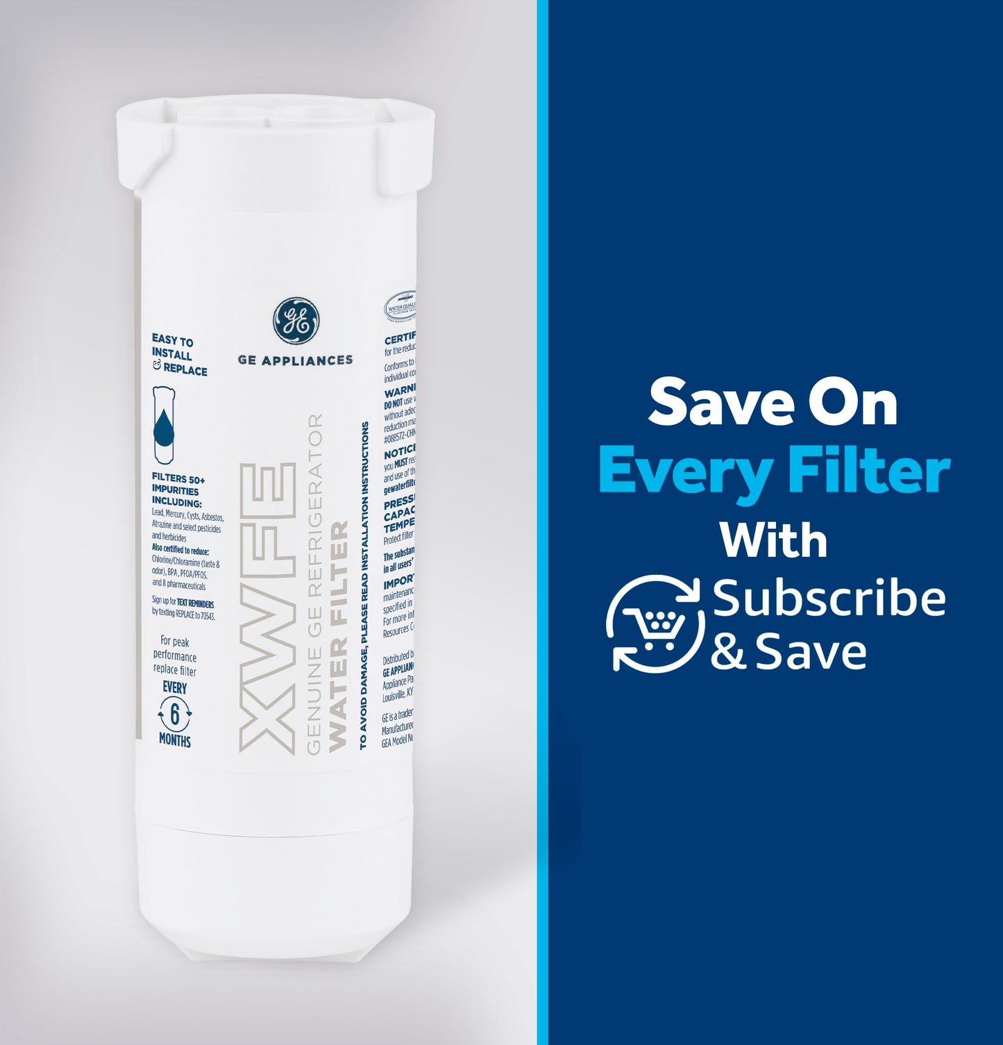 GE XWFE Refrigerator Water Filter - WR01F04788