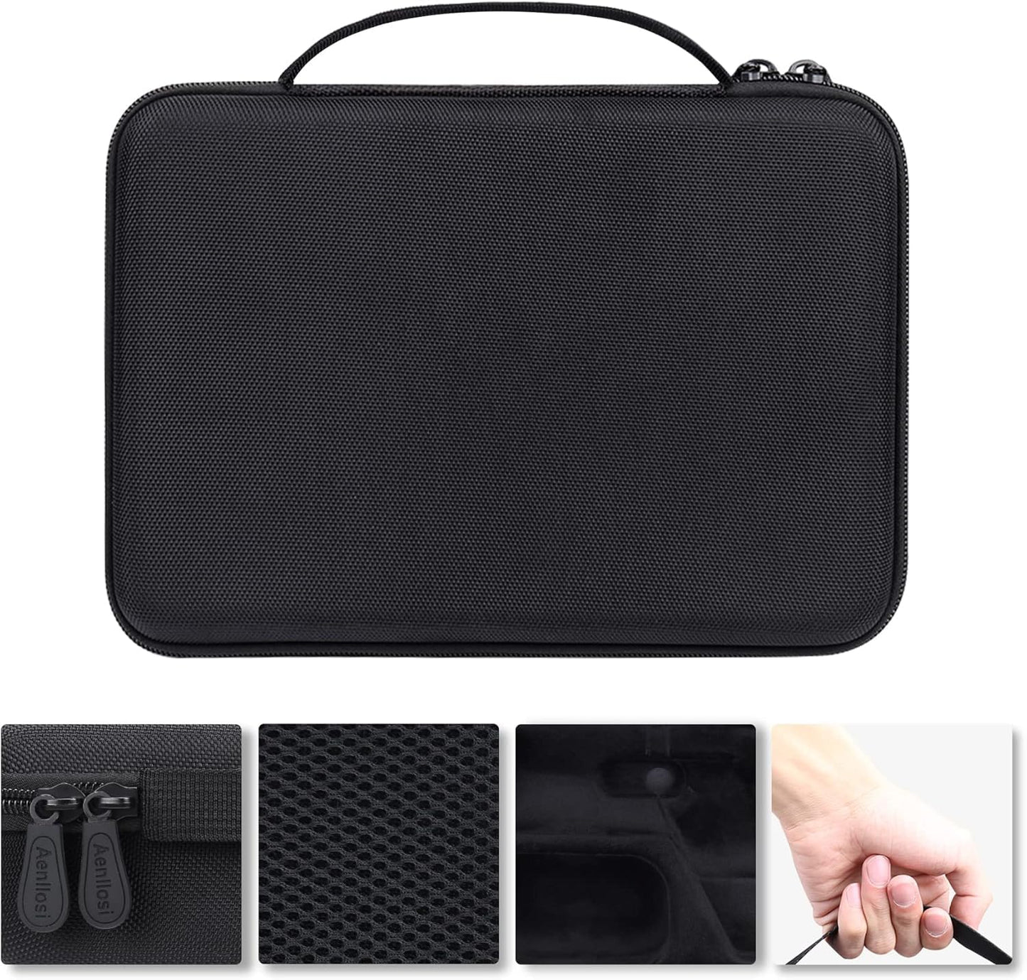 Aenllosi Hard Carrying Case Compatible with Shure SM7B/MV7/SM7dB Vocal Dynamic Microphone for Broadcast (SM7B/MV7/ SM7dB)