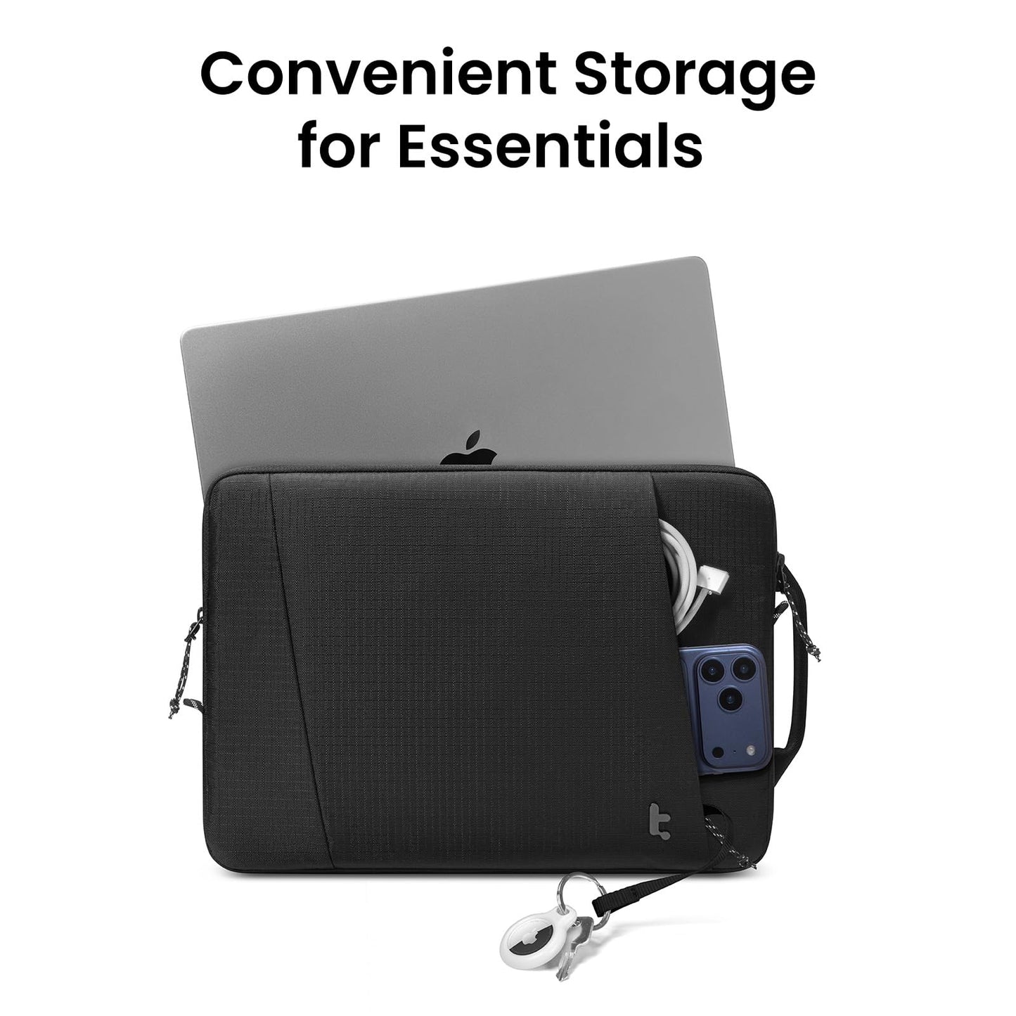 tomtoc Slim & 360° Protective Laptop Sleeve for 14-inch MacBook Pro M5 Pro/Max (2026) A3426 A3427 A3434, M4/M3/M2/M1 A3112 A3401 A3185, Water-Resistant Case with CornerArmor, Fits 13.8" Surface Laptop
