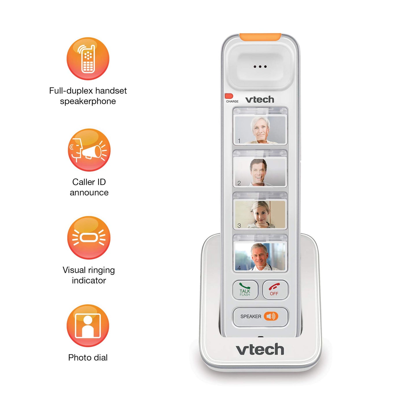 *** Accessory ONLY *** VTech SN5307 Dect 6.0 Accessory Handset (Requires SN5127 or SN5147 Base, Bases Sold Separately)