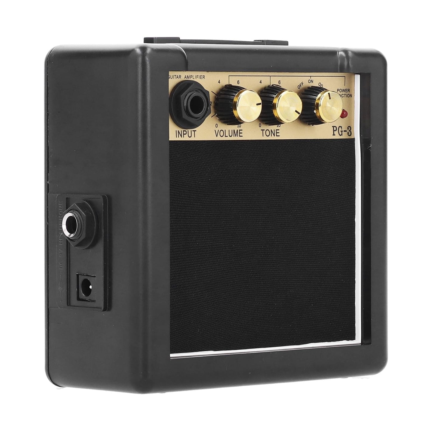 Guitar Bass Amplifier Portable Mini Speaker PG-3 3W for Onthego Performances Black+Gold