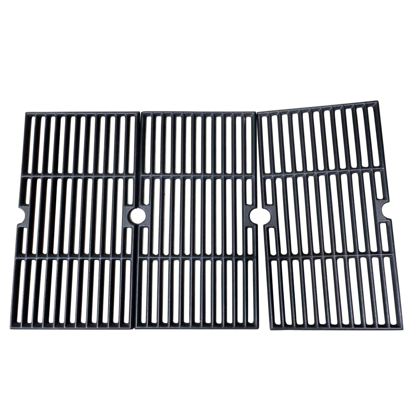 16 7/8" Grill Grates for Charbroil 463420508, 463420511, 463436214, 463440109 Gas Grill, Porcelain Coated Cast Iron Cooking Grids for Char Broil, Thermos, Master Chef, Backyard, 3 Pack