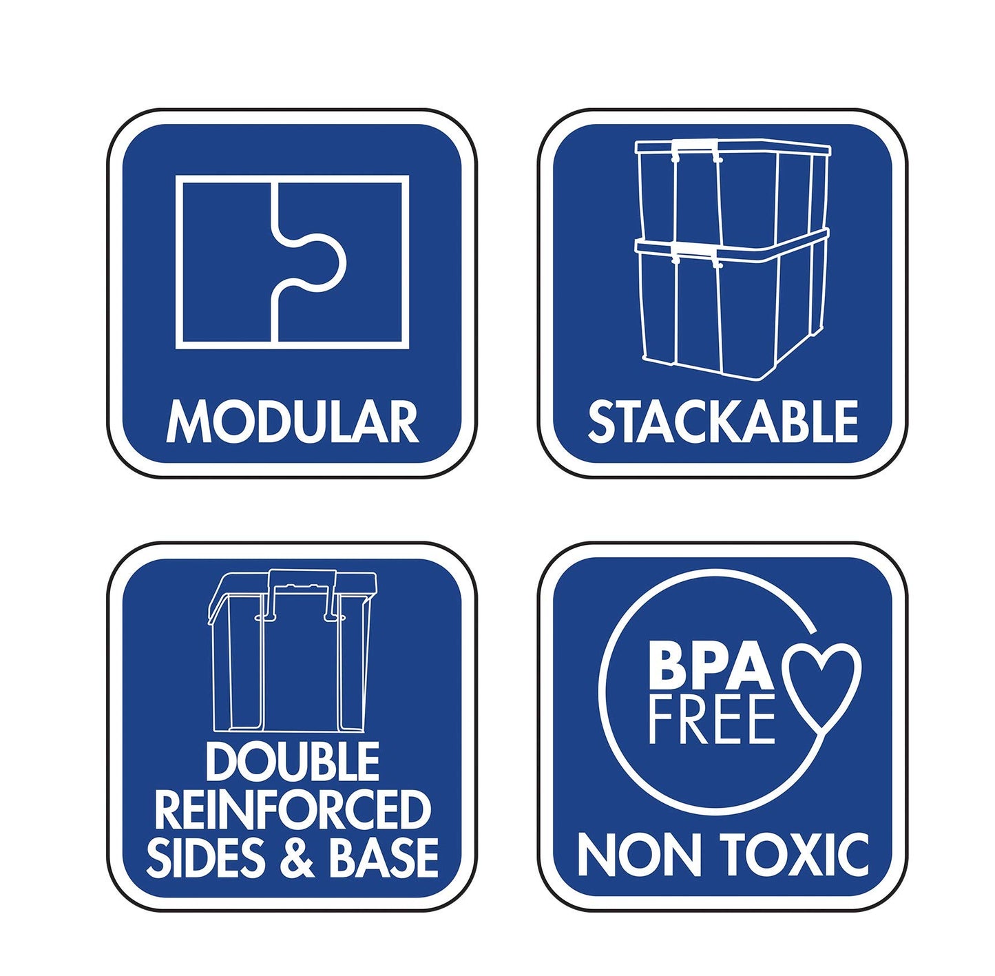 Bankers Box Plastic Storage Bin 24 L (7730603)