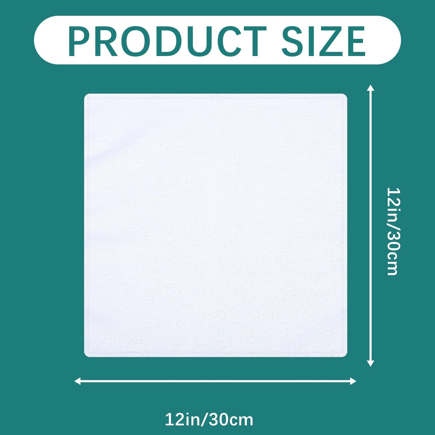 20 Pcs Sublimation Towels Blank，12 x 12 Inch DIY Microfiber Sublimation Kitchen Towels Dish Towels，Sublimation Tea Towels Blanks Kitchen Cleaning Supplies，Sublimation Hand Towels