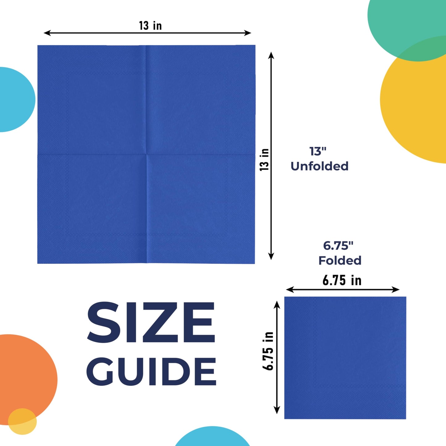 300 Pack Dark Blue Napkins Disposable, 2 Ply Party Napkins, Dark Blue Disposable Napkins, Fun Napkins Everyday – Great As Cocktail Napkins Or Beverage Napkins Paper Exquisite