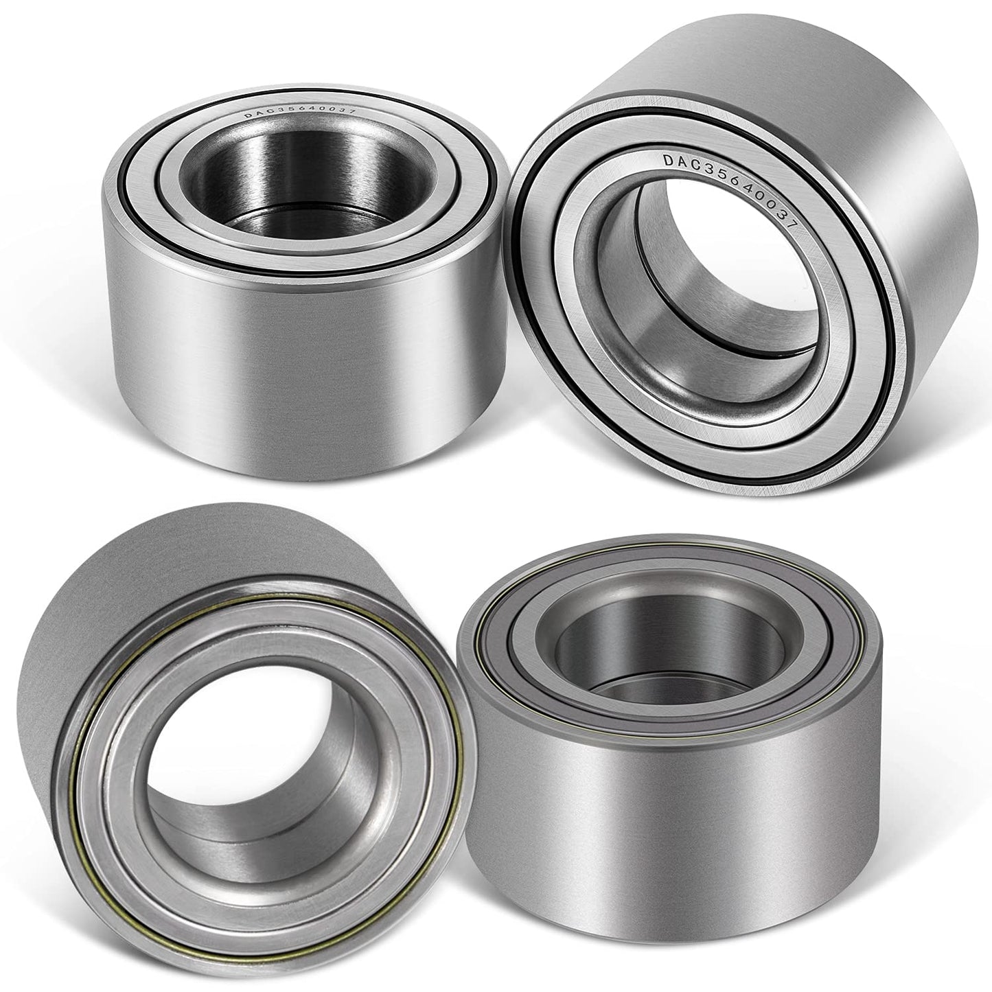 4 Pcs Front and Rear Wheel Bearings for Polaris Ranger 400 500 700 Sportsman 400 450 500 600 700 X2 HO EPS XP EFI Replace OE 3514634 3514635