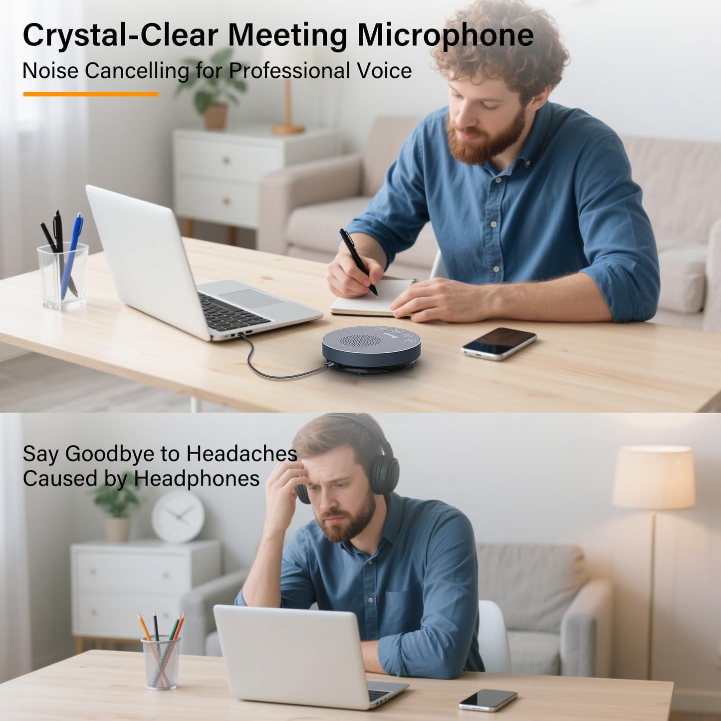 CMOCIIY USB Speakerphone Microphone