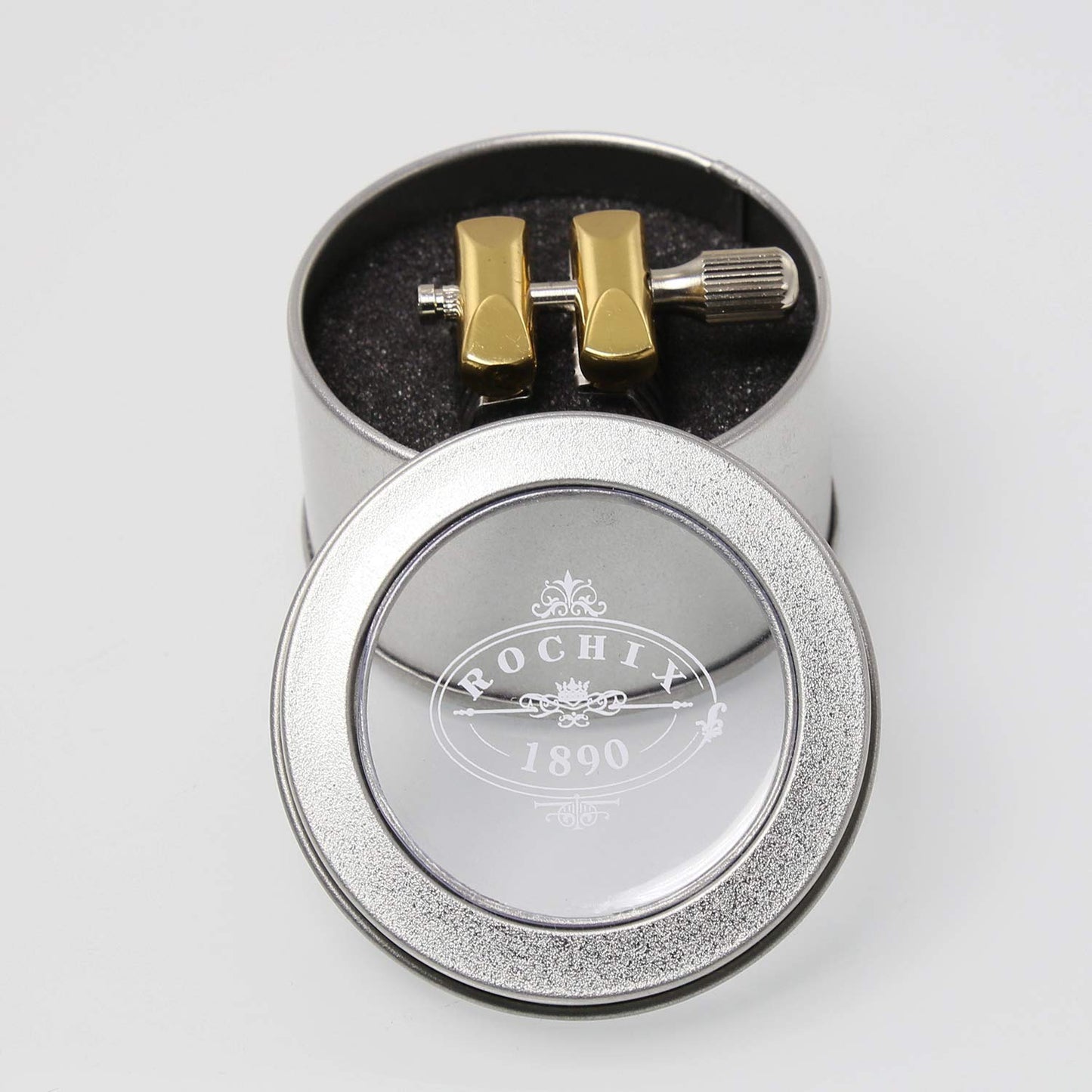 Stainless Steel Ligature Silver Plated for Bb Clarinet/Alto Saxophone Sax