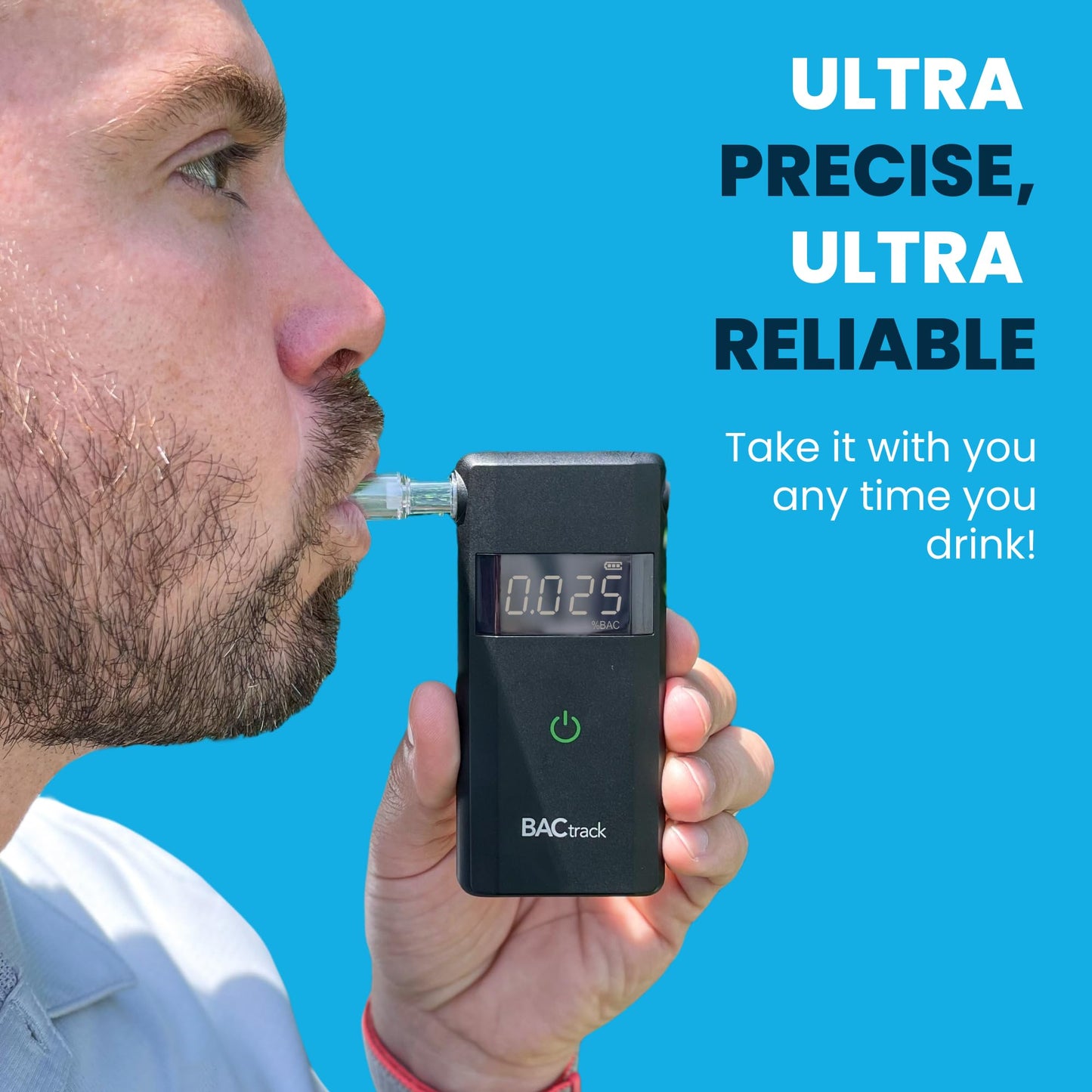 BACtrack Scout Breathalyzer | Professional-Grade Accuracy | DOT & NHTSA Compliant | Portable Breath Alcohol Tester for Personal & Professional Use