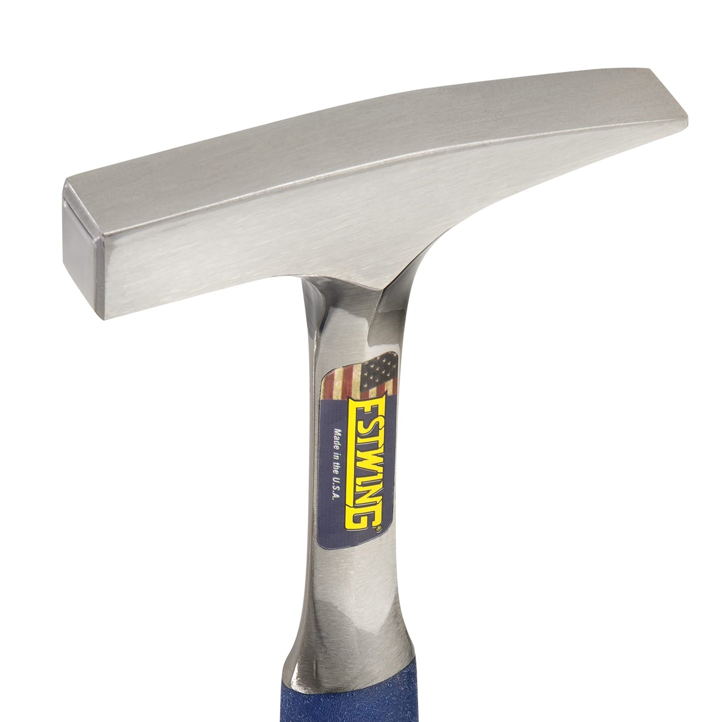 Estwing T3-18 Tinner's Hammer, Nylon Vinyl Shock Reduction Grip, 18-Ounce