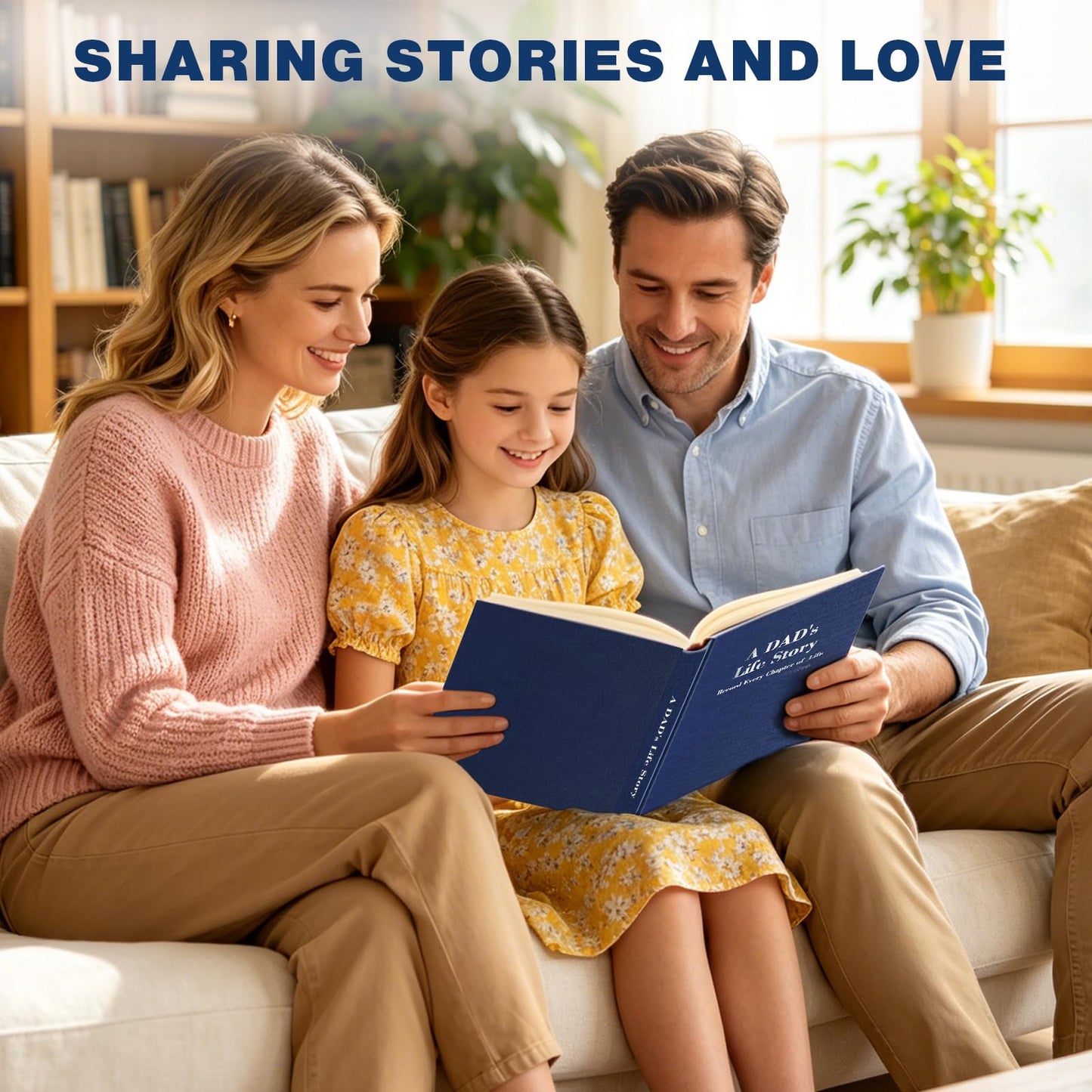Mom's & Dad's Life Story Journals,Leather Hardcover Journals,300+ Guided Questions,Family Keepsake Book,Share Memories,Gift for Parents on Mother’s Day, Father’s Day, Christmas & Birthdays(Green+Blue)