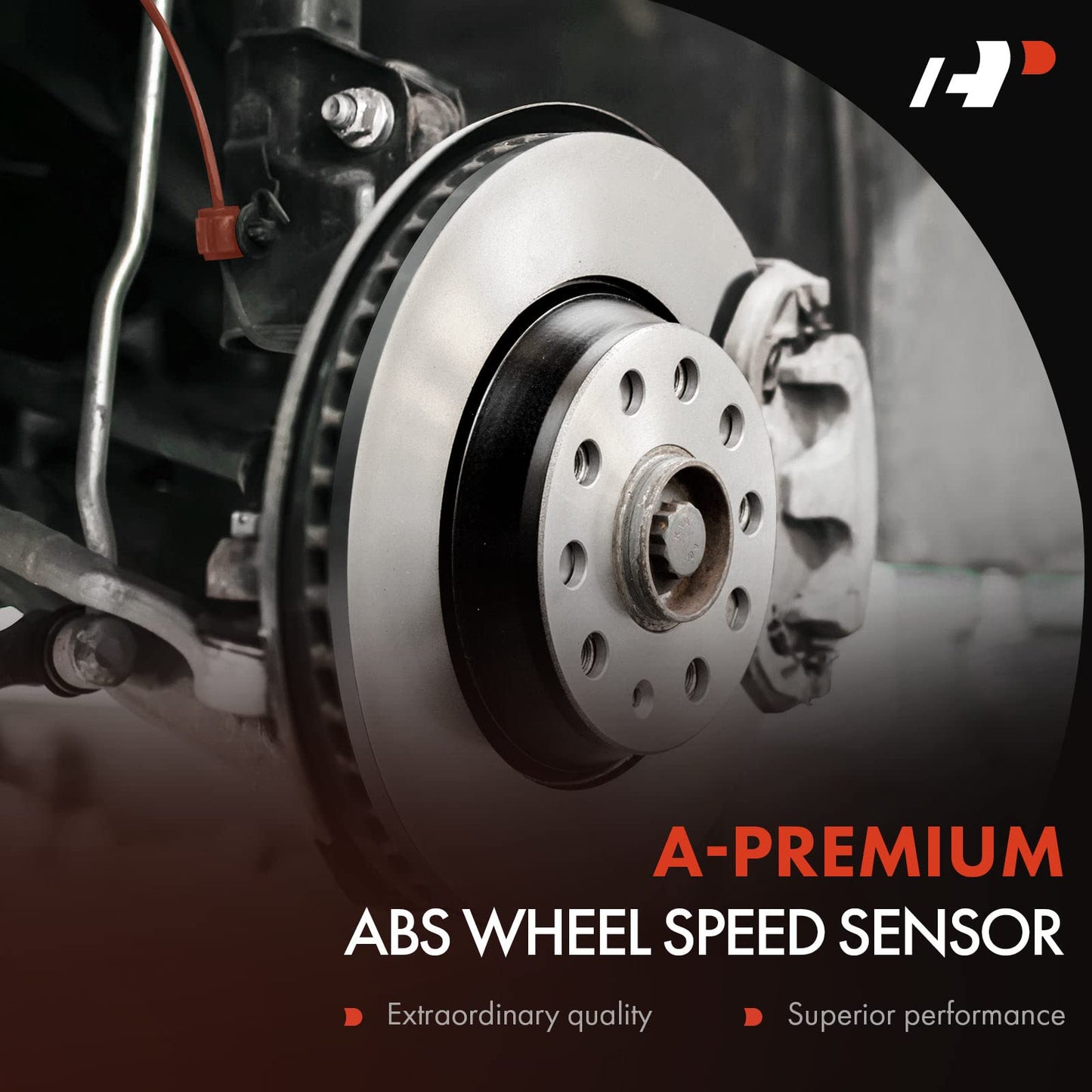 A-Premium ABS Wheel Speed Sensor Compatible with Pontiac Vibe 2009-2010 Toyota Matrix Corolla 2009-2012 2014-2018 Front Right Passenger Side