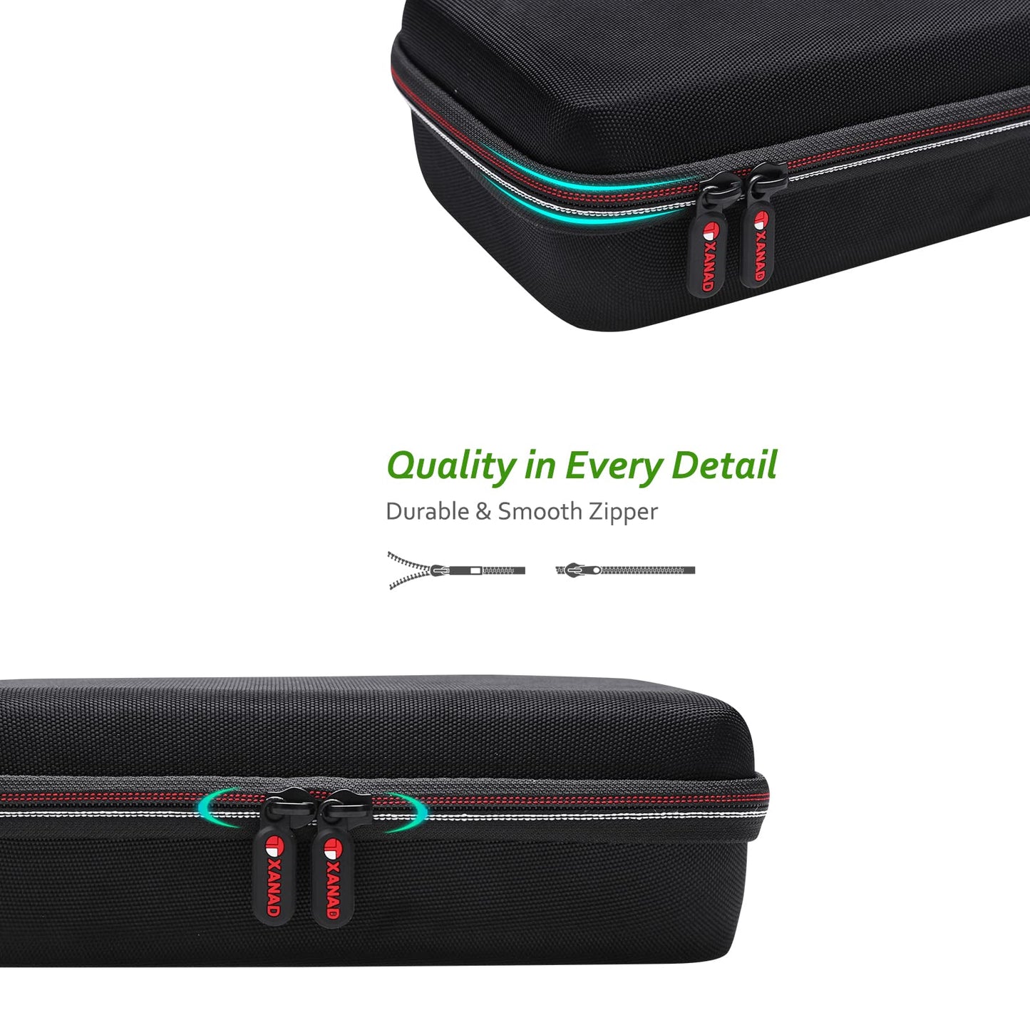 XANAD Hard Case for AlphaTheta DDJ-FLX2, Pioneer DJ DDJ-200 Controller- Travel Protective Bag