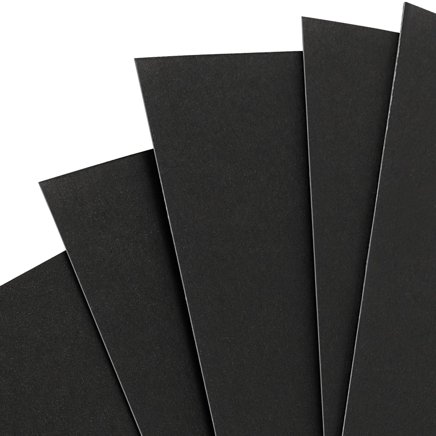 SHEUTSAN 100 Sheets 11 x 17 Inches Black Colored Cardstock, 80lb 80 lbs Cover Sheets, Thickened Card Stock Black Smooth Card for DIY Cards Making, Scrapbooking