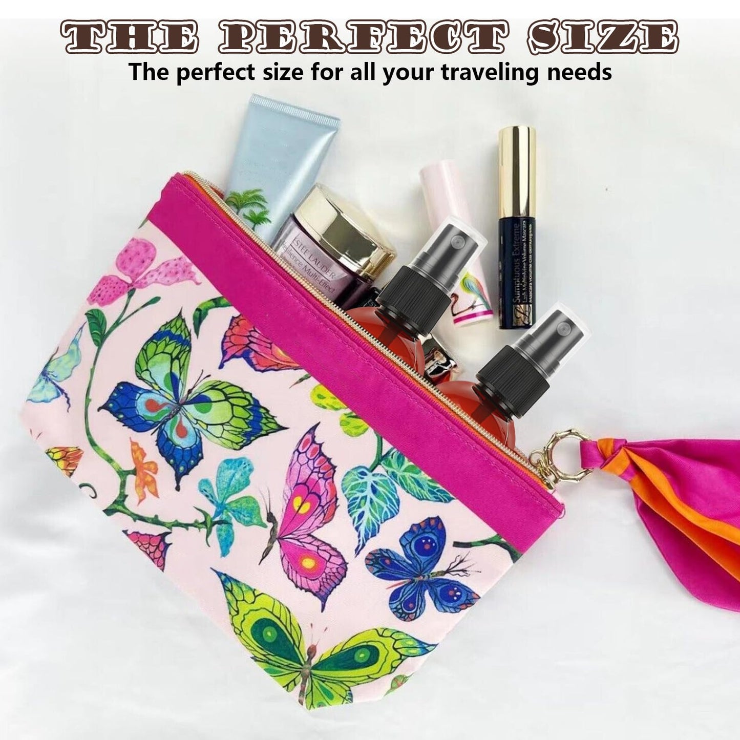 ABuff 60 Pack Plastic Spray Bottles 4oz Small Empty Fine Mist Spray Bottles Amber Clear Bottles for Essential Oils, Bath, Beauty, Hair & Cleaning, Small Spray Bottles for Travel, With 10 Funnels