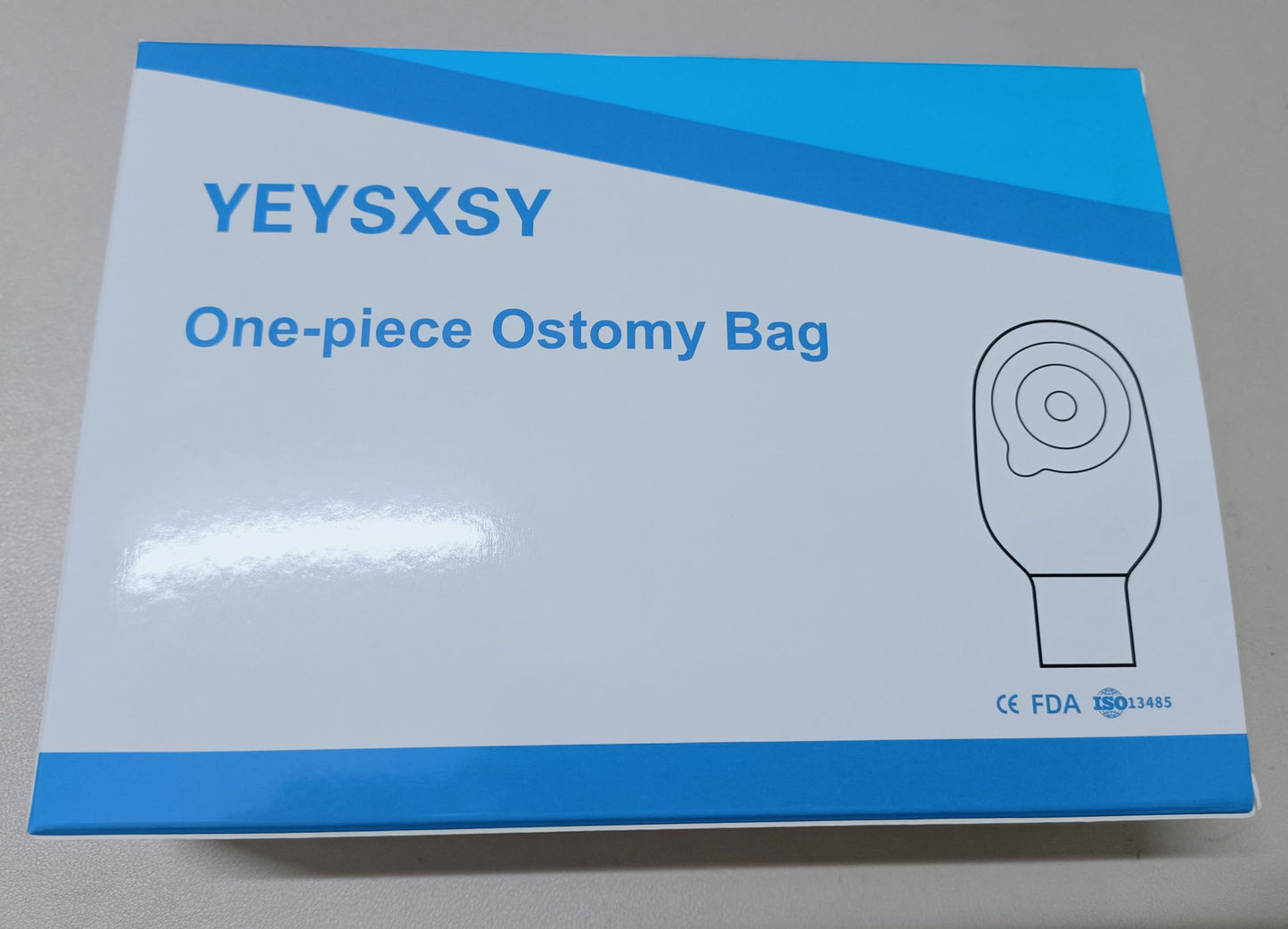 20PCS Colostomy Bag,Colostomy Supply, One Piece Drainable Ostomy Bag for Colostomy Ileostomy Stoma Care (Cut-to-Fit)