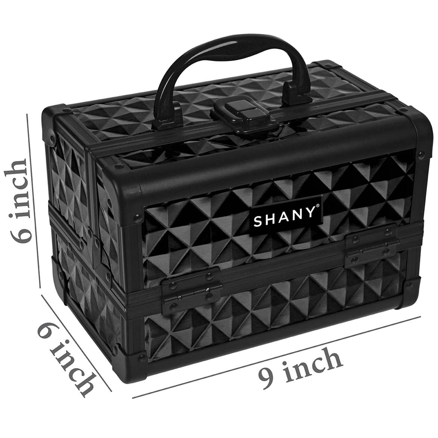 SHANY Mini Makeup Train Case with Mirror - Twilit