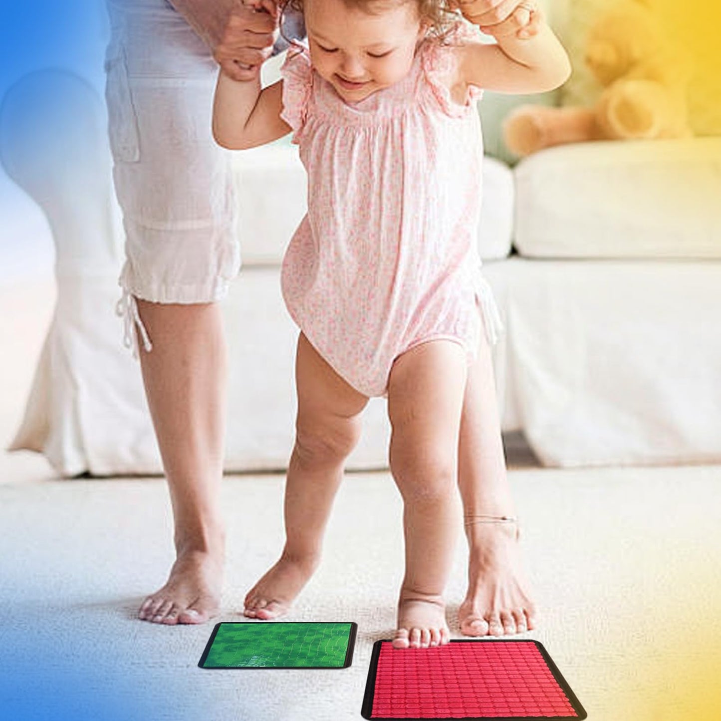 Sensory Mats for Autistic Children, 16 PCS Sensory Tiles for Kids, Sensory Wall for Toddlers, Sensory Toys for Autism Classroom, Special Education Sped Classroom Must Haves