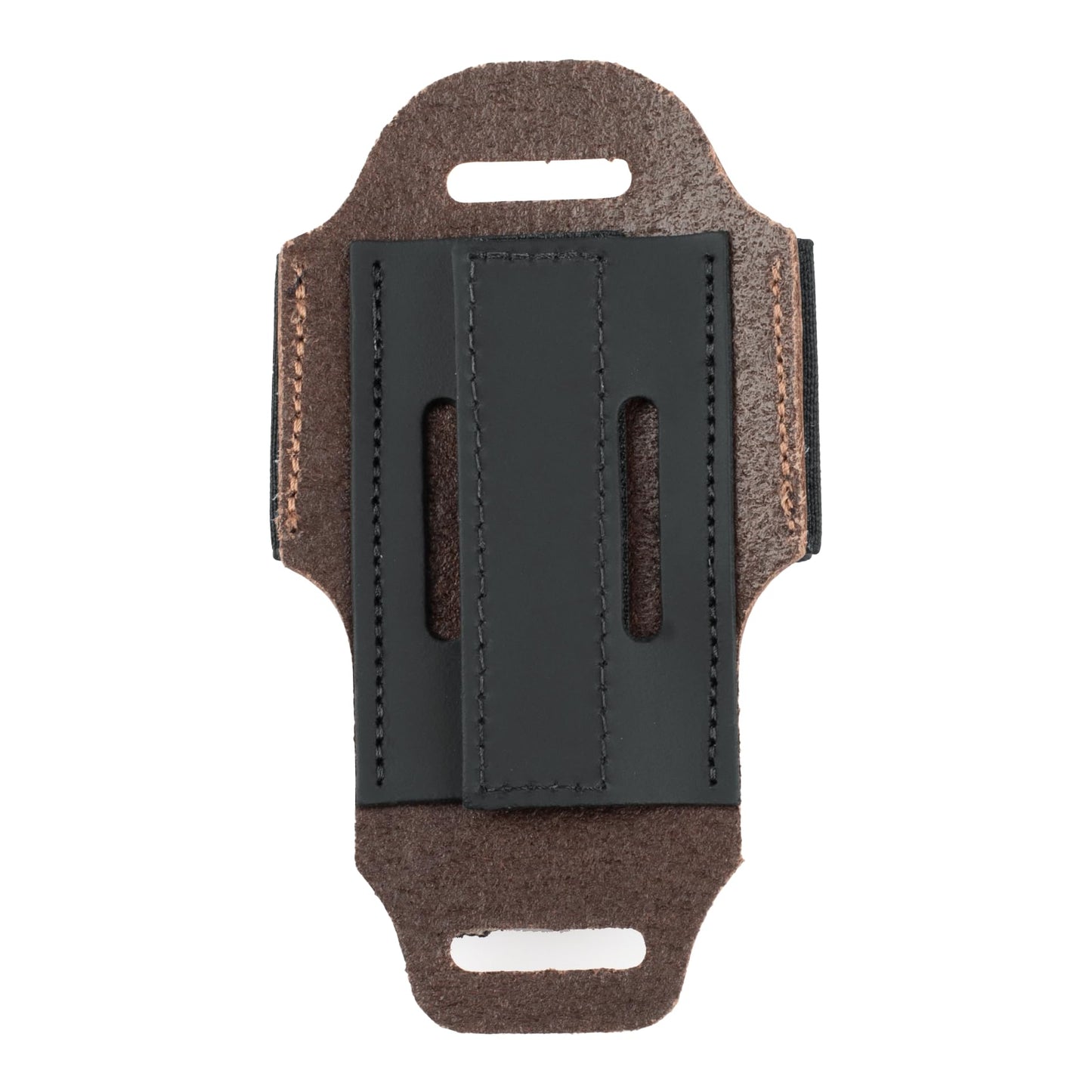 Wireless Transmitter Bodypack Holder – Brown Leather