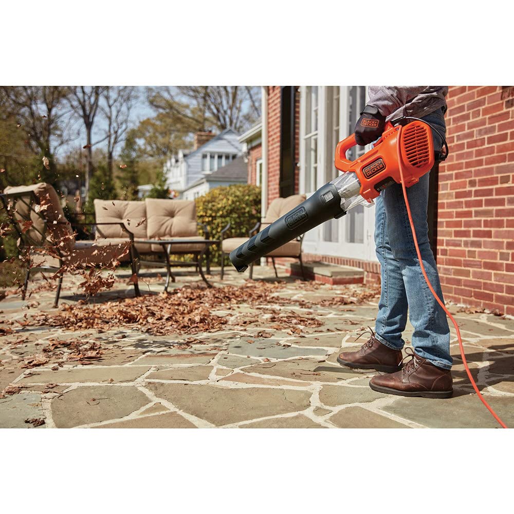 BLACK+DECKER Leaf Blower, Axial, 9-Amp (BEBL750)