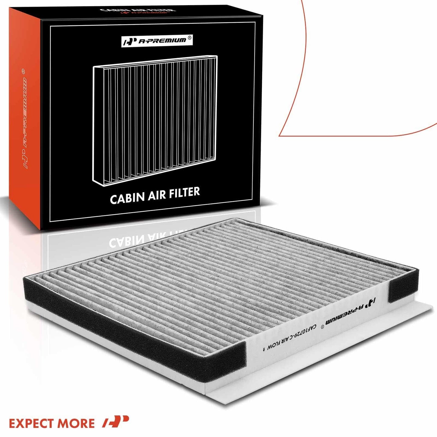A-Premium 2-PC Cabin Air Filter with Activated Carbon Compatible with Hyundai, Kia & Genesis Vehicles - Equus, Genesis, Santa Fe, K900, Stinger, Telluride, G70, G80, G90, GV80 - Replace# 97133-3M000