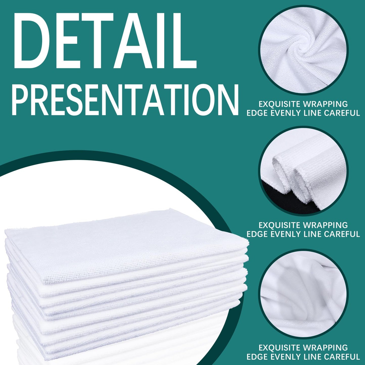 GEKIXUTP 10 Pcs Sublimation Towels Blank,16 x 24 Inch DIY Microfiber Sublimation Kitchen Towels Dish Towel,Tea Towel Blanks Kitchen Cleaning Supplies,Sublimation Hand Towels