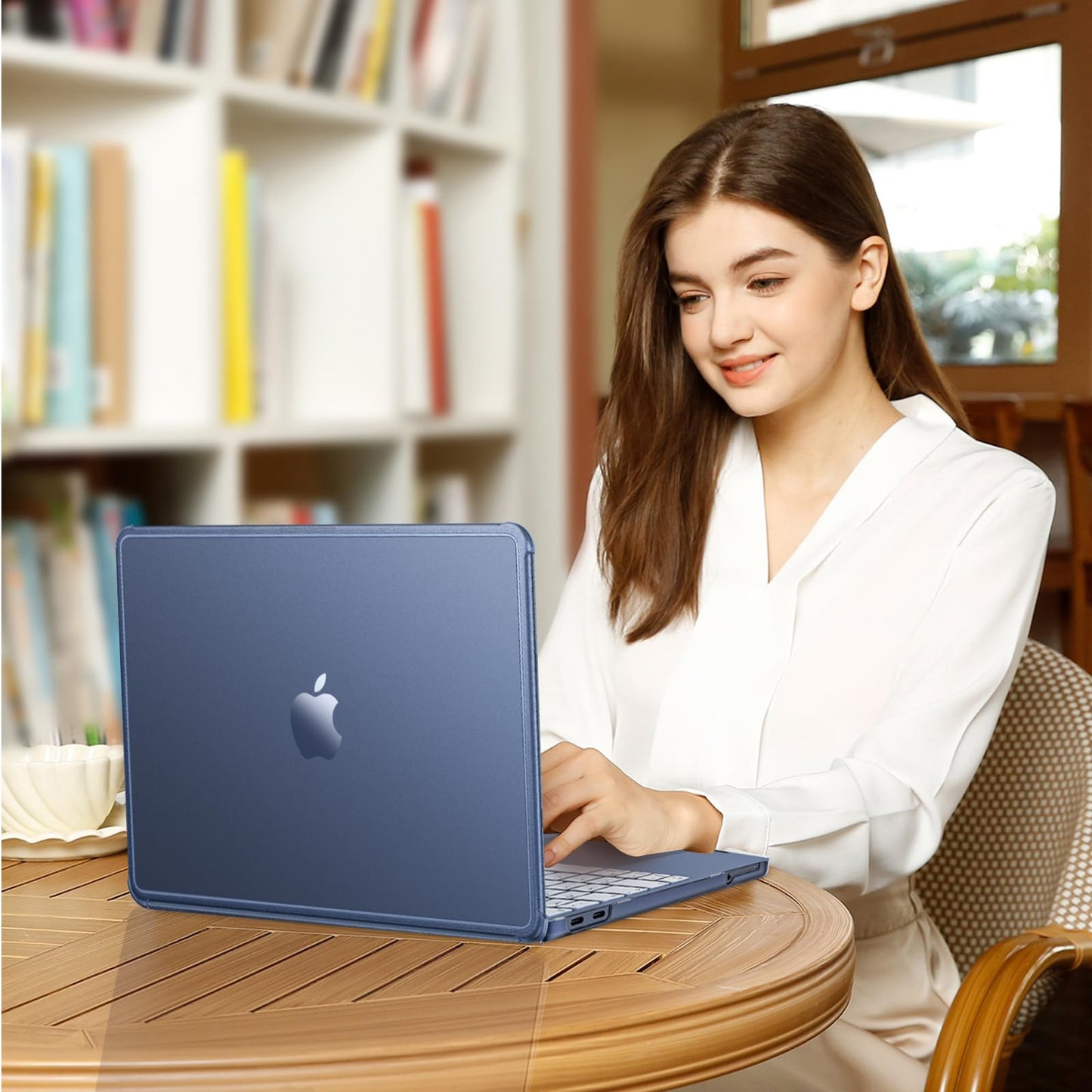 MOSISO Anti-Crack Hard Case Compatible with MacBook Neo 13 inch 2026 Release with A18 Pro Chip Model A3404, 4 in 1 Kit Matte Finish Shell Case Cover with Reinforced Corners, Indigo