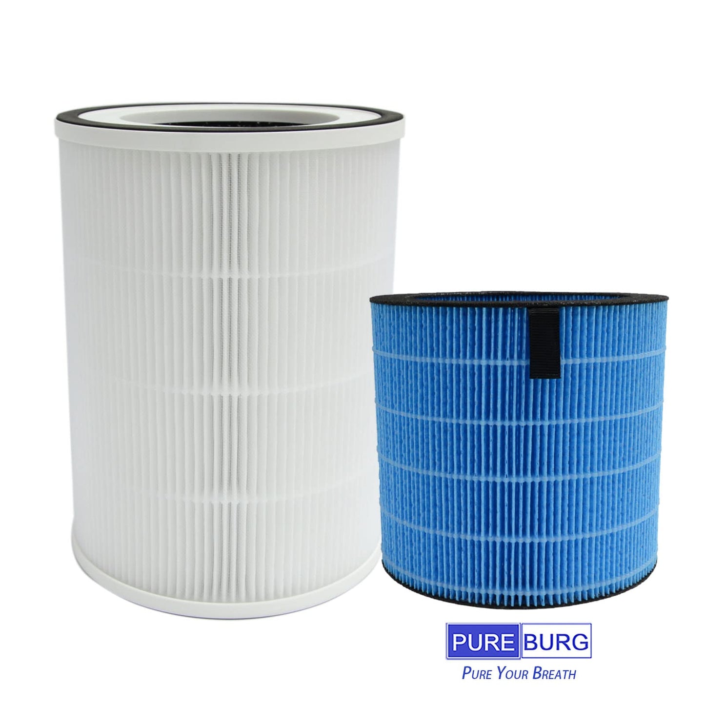 PUREBURG Replacemen Filter Kit Compatible with Afloia MIRO PRO, KILO PRO Air Purifier Humidifier 2-in-1,H13 True HEPA &Humidifier Wicking Filter