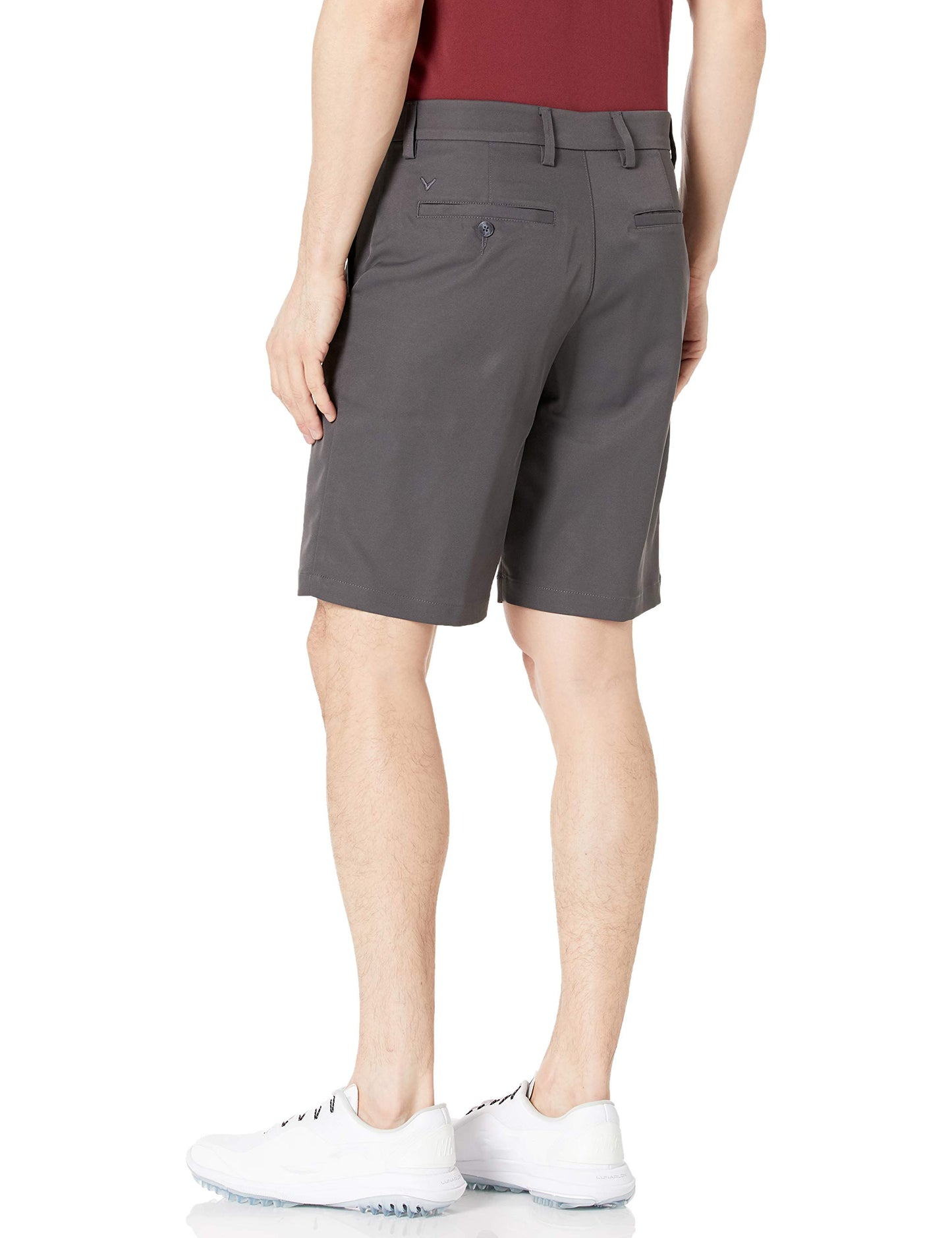 Callaway Men's Pro Spin 3.0 Performance 10" Golf Shorts with Active Waistband (Size 30-44 Big & Tall), Asphalt, 34