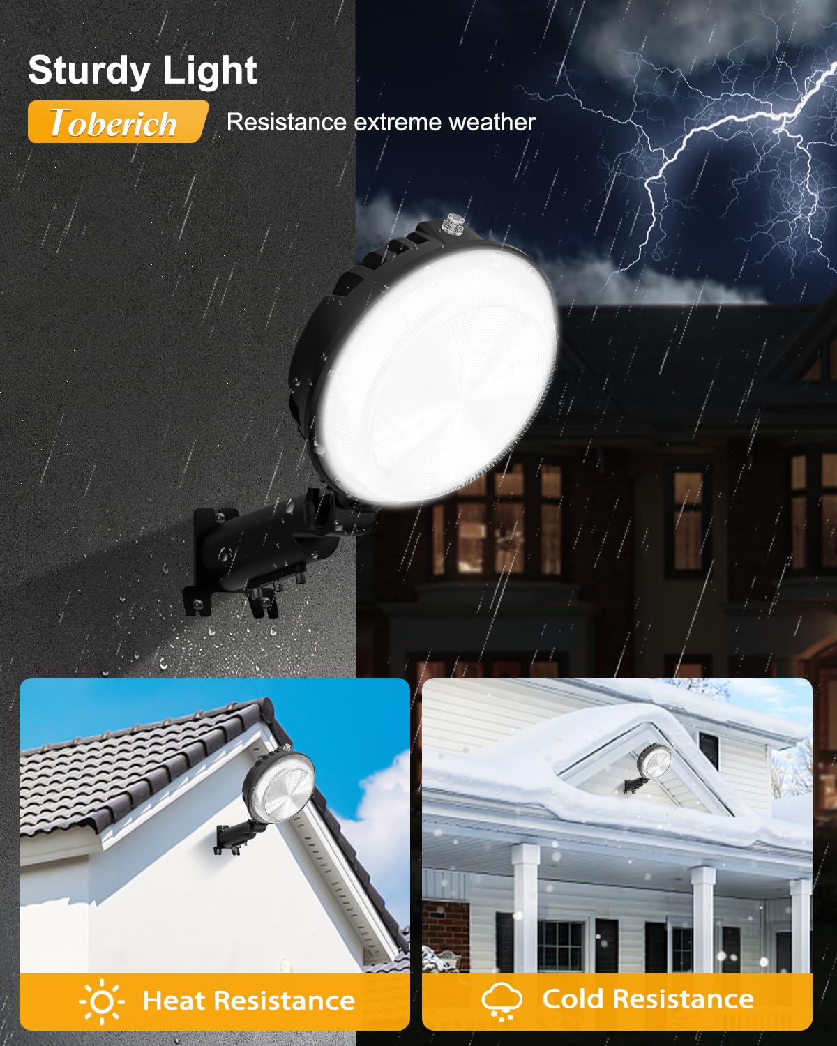 LED Barn Light, 150W 20000LM Dusk to Dawn Outdoor Lighting with Adjustable Angle Upgraded Photocell, 6500k Daylight IP66 Waterproof Street Lights for Yard, Barn, Farmhouse Outdoor Security Lighting