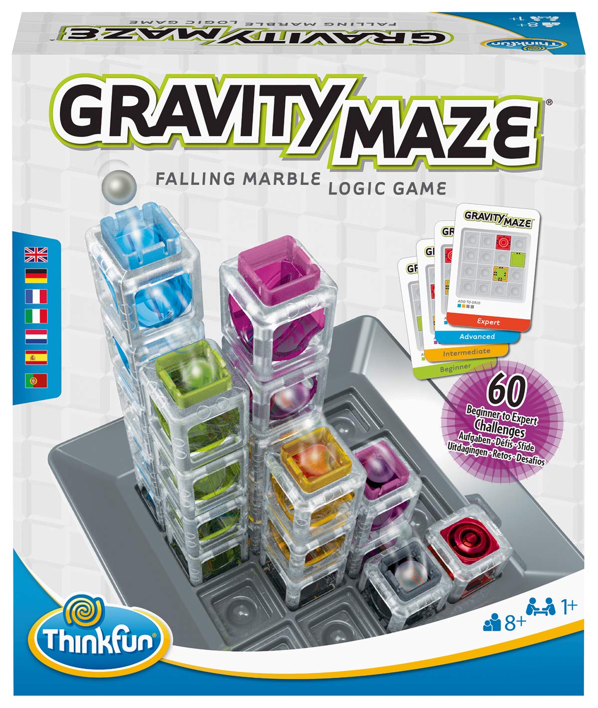 ThinkFun Gravity Maze Marble Run Brain Game and STEM Toy for Boys and Girls Age 8 and Up Toy of The Year Award Winner