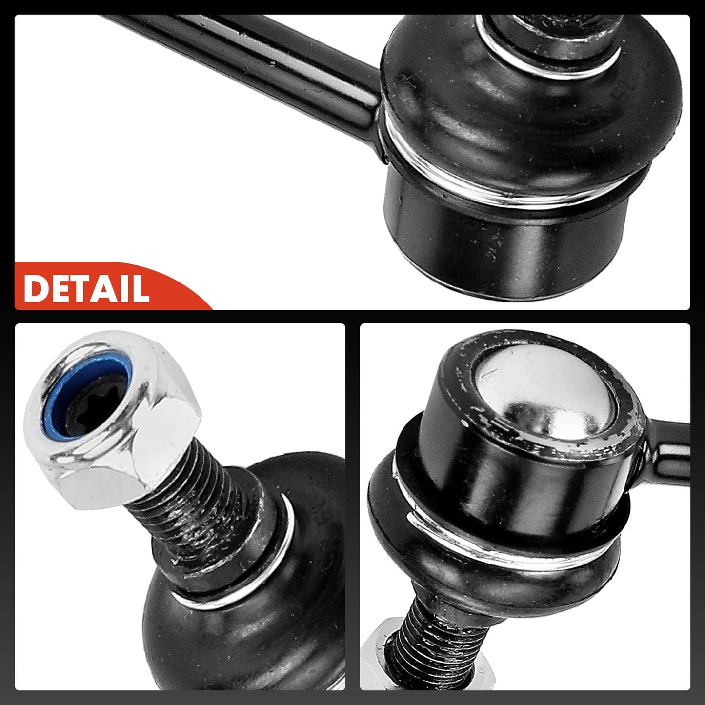 A-Premium 2 x Front Sway Bar Links Stabilizer Bar Links, Compatible with Volkswagen Jetta Golf Passat Tiguan Eos CC Beetle & Audi A3 (Quattro) Q3 (Quattro) TT (Quattro)