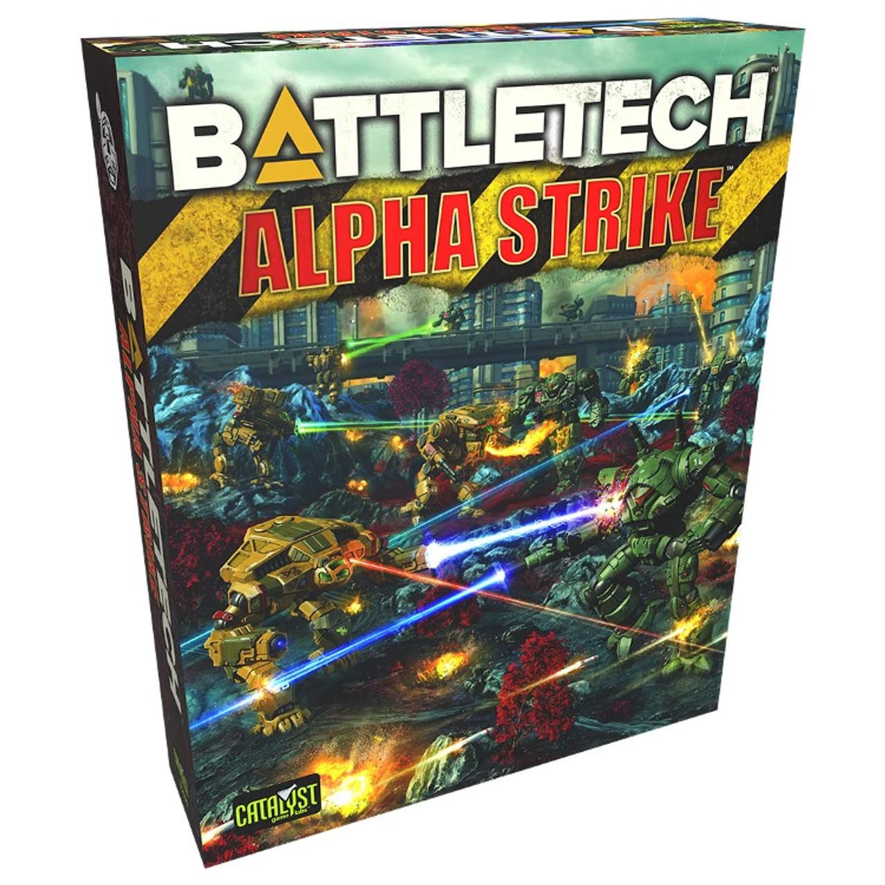Catalyst Game Labs BattleTech Alpha Strike Box Set – Sci-Fi Mech Miniatures Wargaming - Fast Play Starter Set for Strategy Game Enthusiasts, Brown