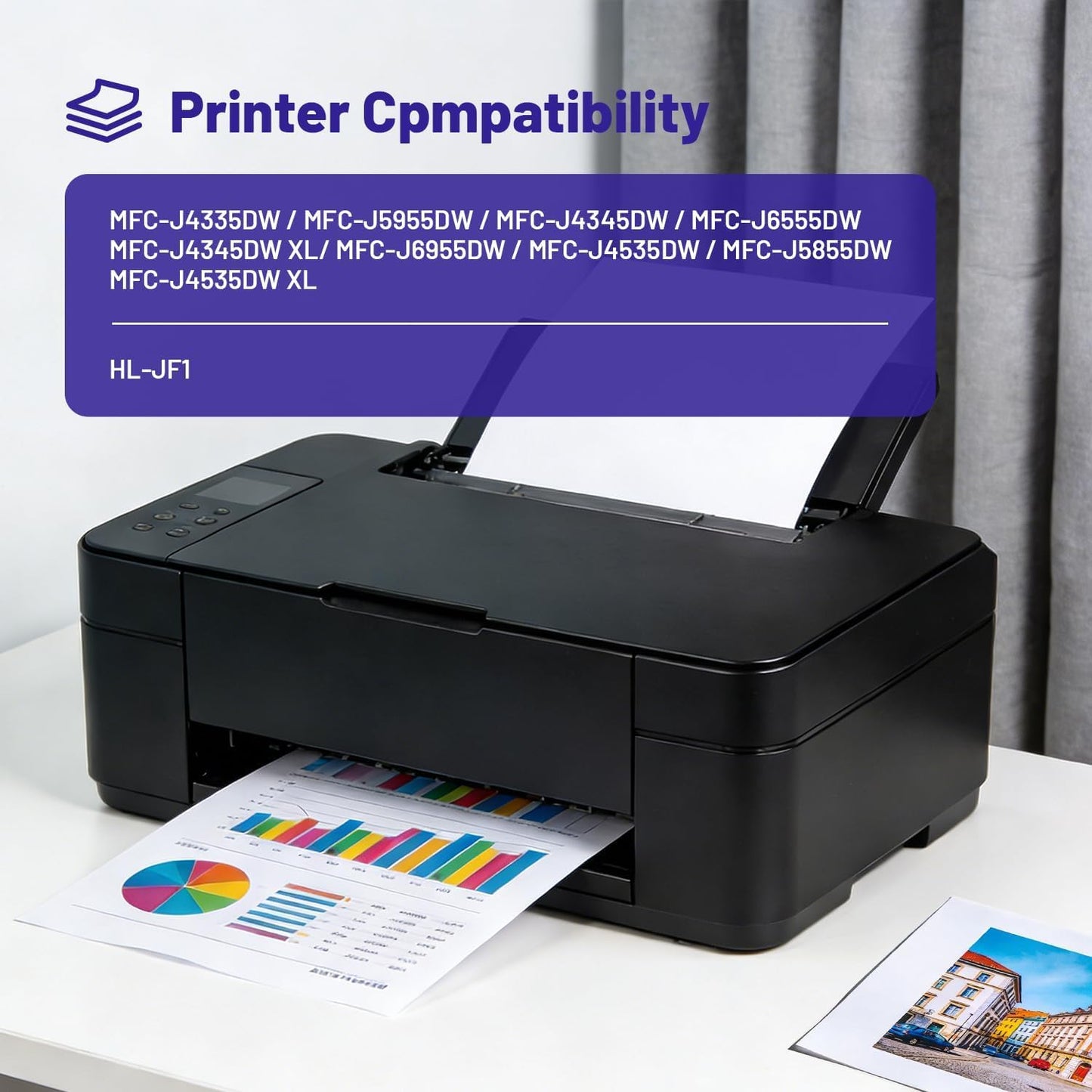 NSDHInk Compatible LC406XL Ink Cartridge (with Chip) Replacement for Brother LC406XL LC 406XL use with MFC-J4335DW MFC-J5855DW MFC-J6555DW MFC-J4535DW MFC-J6955DW Ink Printer (4Pack)