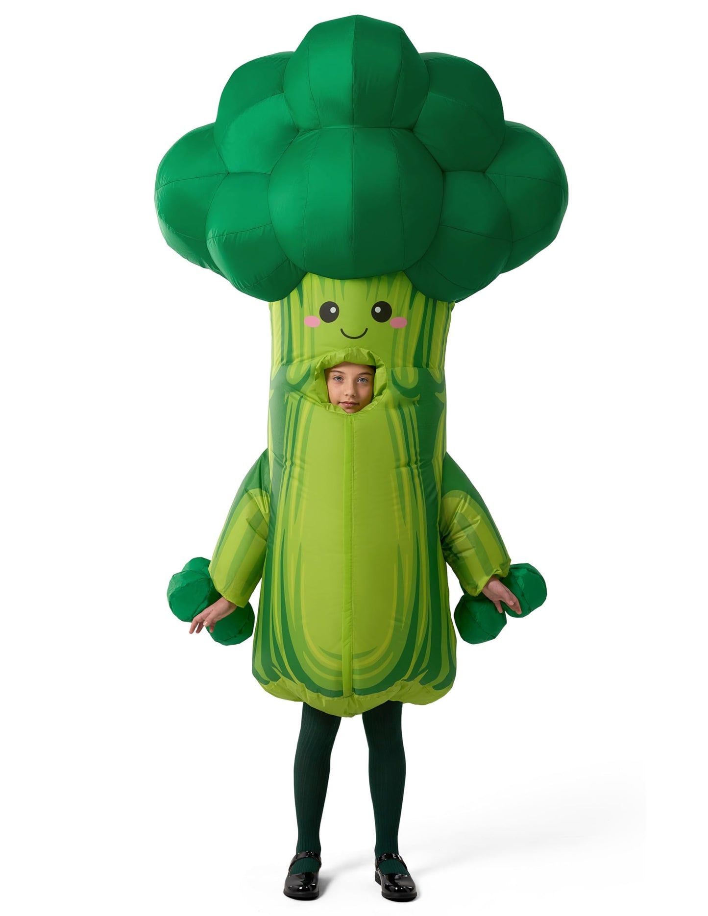 Spooktacular Creations Kids Halloween Inflatable Costume, Broccoli Blow Up Costume for Halloween Cosplay Themed Party