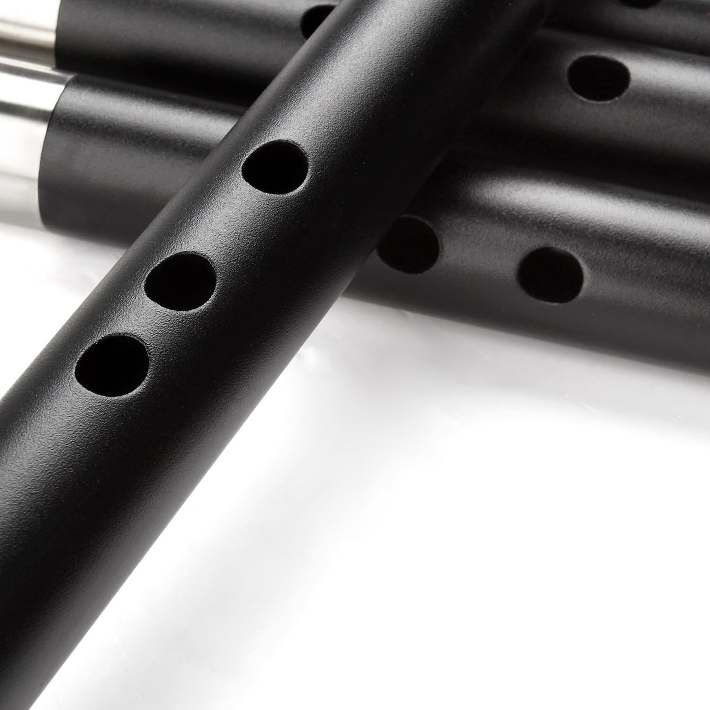 Metal Xiao Flute Classical Vertical Musical Instrument Aluminum Two Section XIAO with Mouth Piece Professional Flute for Beginner (Key G)
