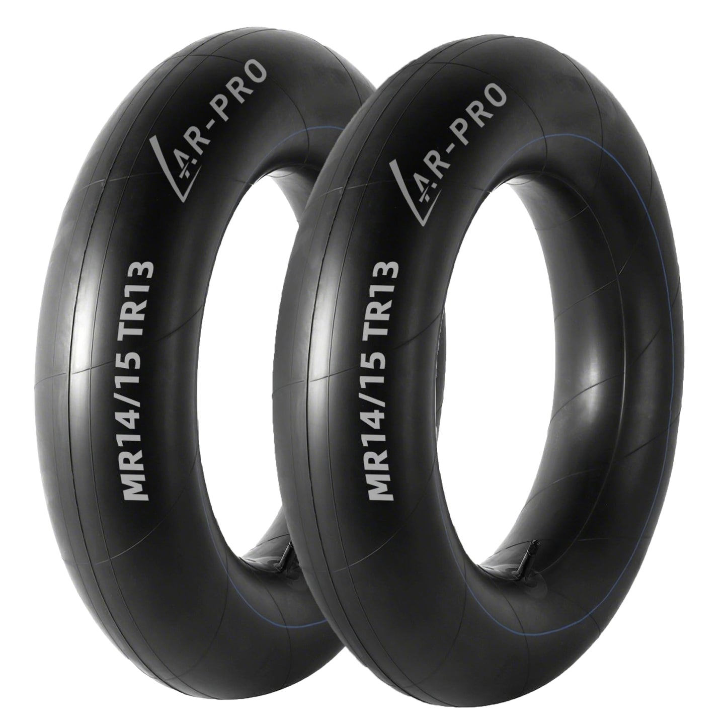 AR-PRO (2-Pack) MR14/15 Heavy-Duty Tire Inner Tubes with TR13 Straight Valve Stems fits R14" R15"- Made from Durable Butyl Rubber