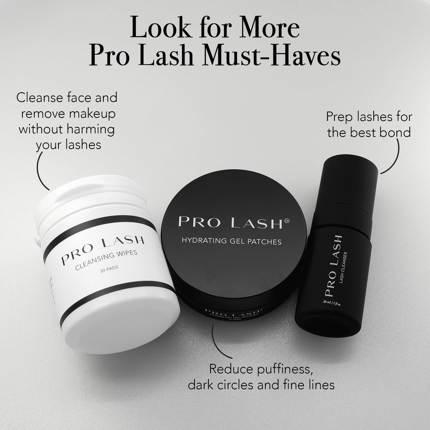 Pro Lash ProWear Professionally Styled Lash Clusters - Easiest to Apply Eyelash Cluster - 10 Day Eyelashes - Waterproof Lashes Clusters - 3 Sets - Volume Luxe Wispy Cat Eye No. 23 - Black