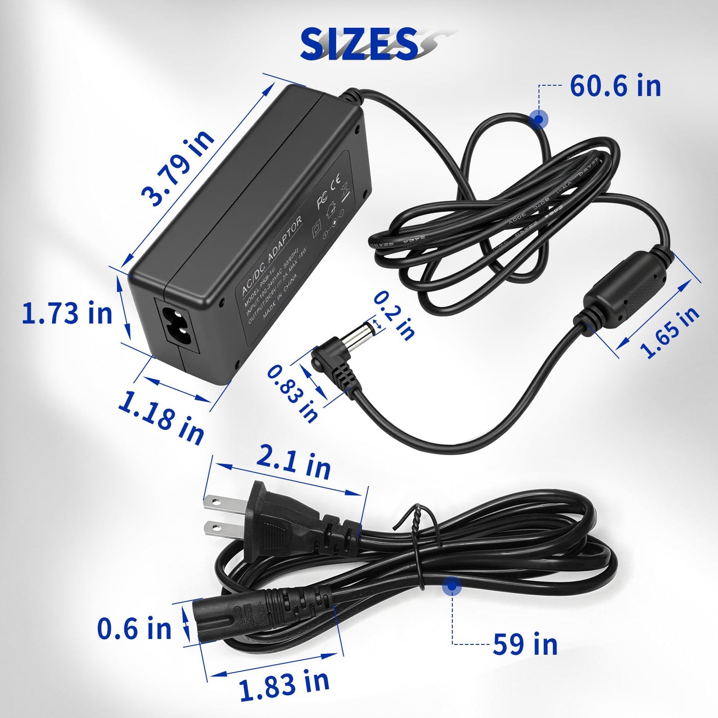 9V Charger for Roland PSB-120 Electronic Keyboard Replacement Power Adapter Compatible with Roland PSB-1U ACB-120 ACF-120 ACK-120 ACI-120 VG-99 GT-10 SPD-SX AX-09 FA-06 SP-404 Power Supply Cord
