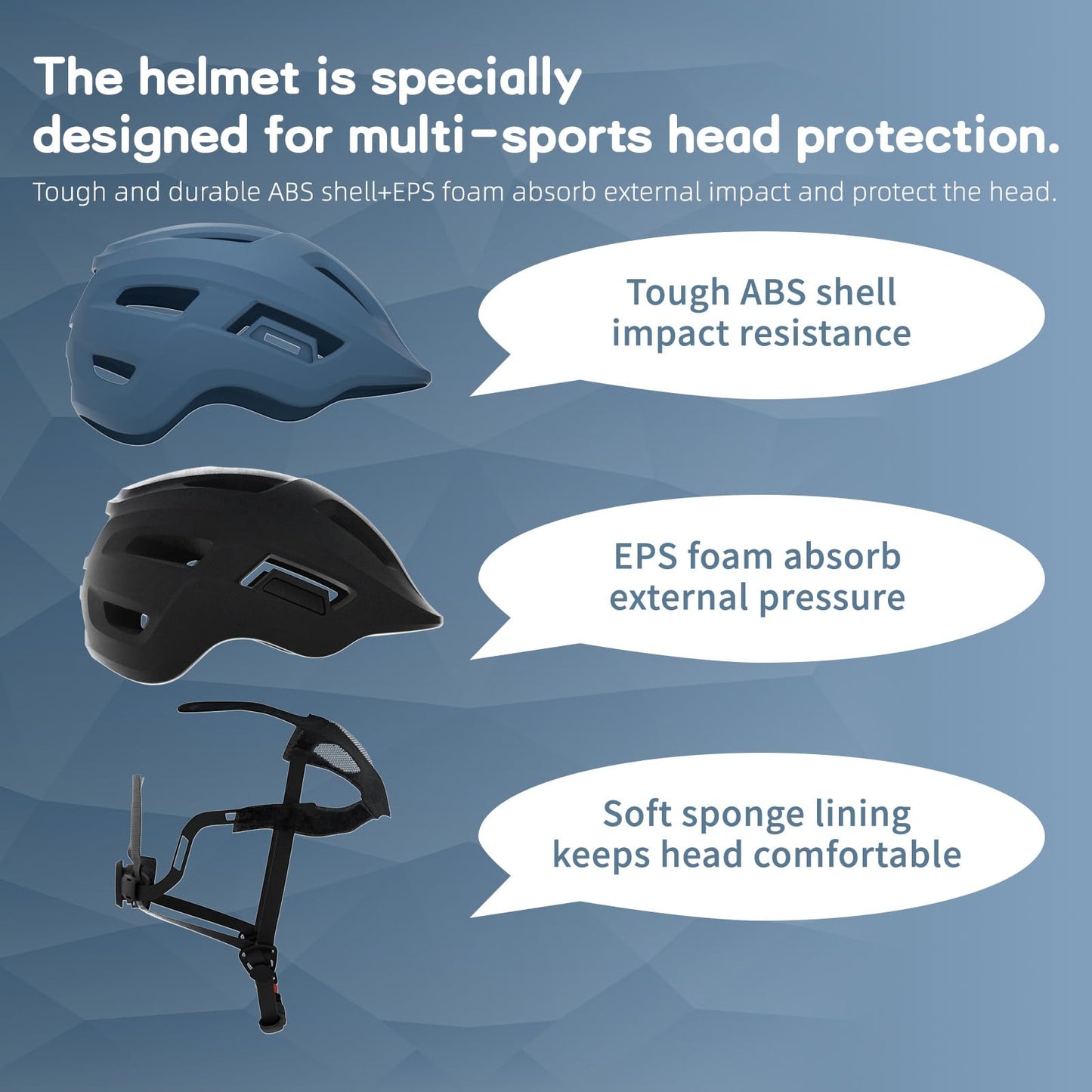 67i Toddler Helmet Age 1-3 Baby Bike Helmet 1 Year Old Kids Bike Helmet Children Infant Adjustable Bicycle Helmets Ventilation Skateboard Cycling Skating Scooter Helmet (Dark Blue, X-Small)