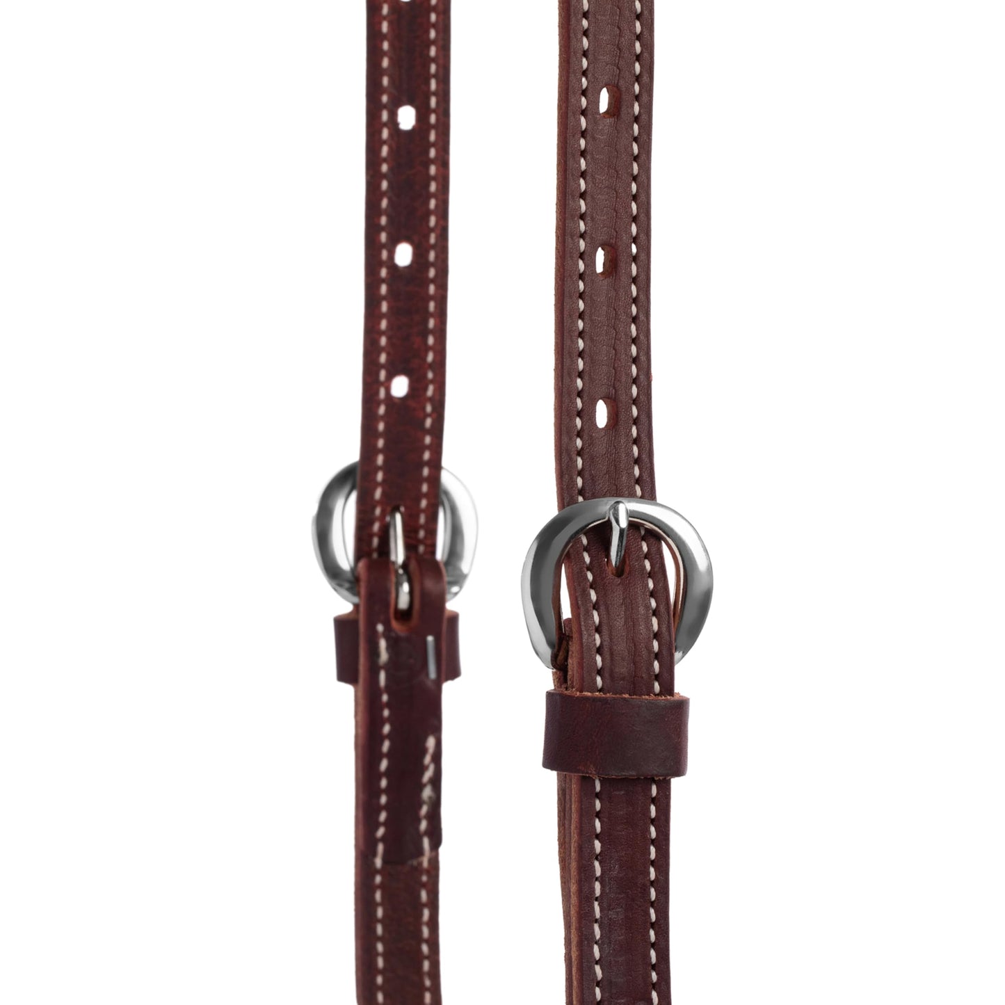 Weaver Leather Latigo Leather Flat Sliding Ear Headstall Burgundy,One Size