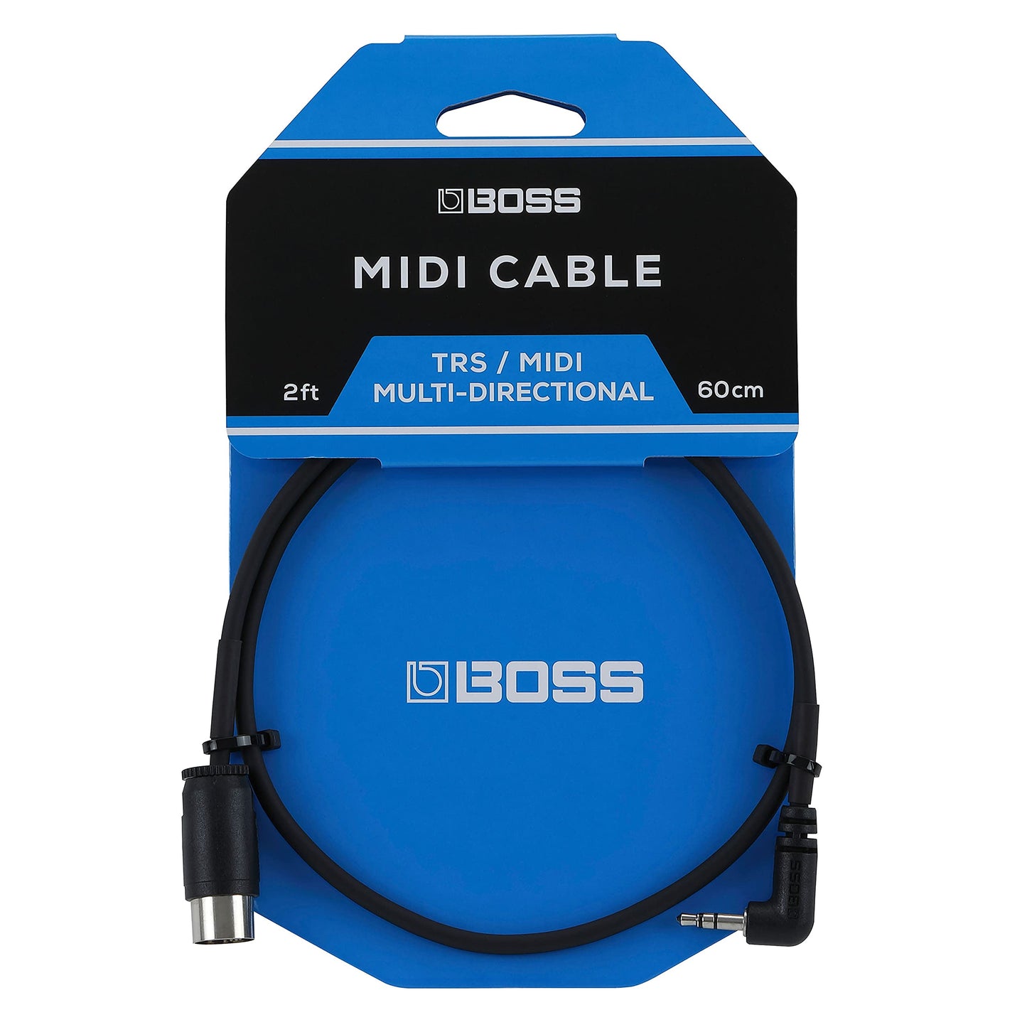 BOSS MIDI Cable (BMIDI-2-35) 2 Feet, Compatible with MIDI to 3.5mm Devices