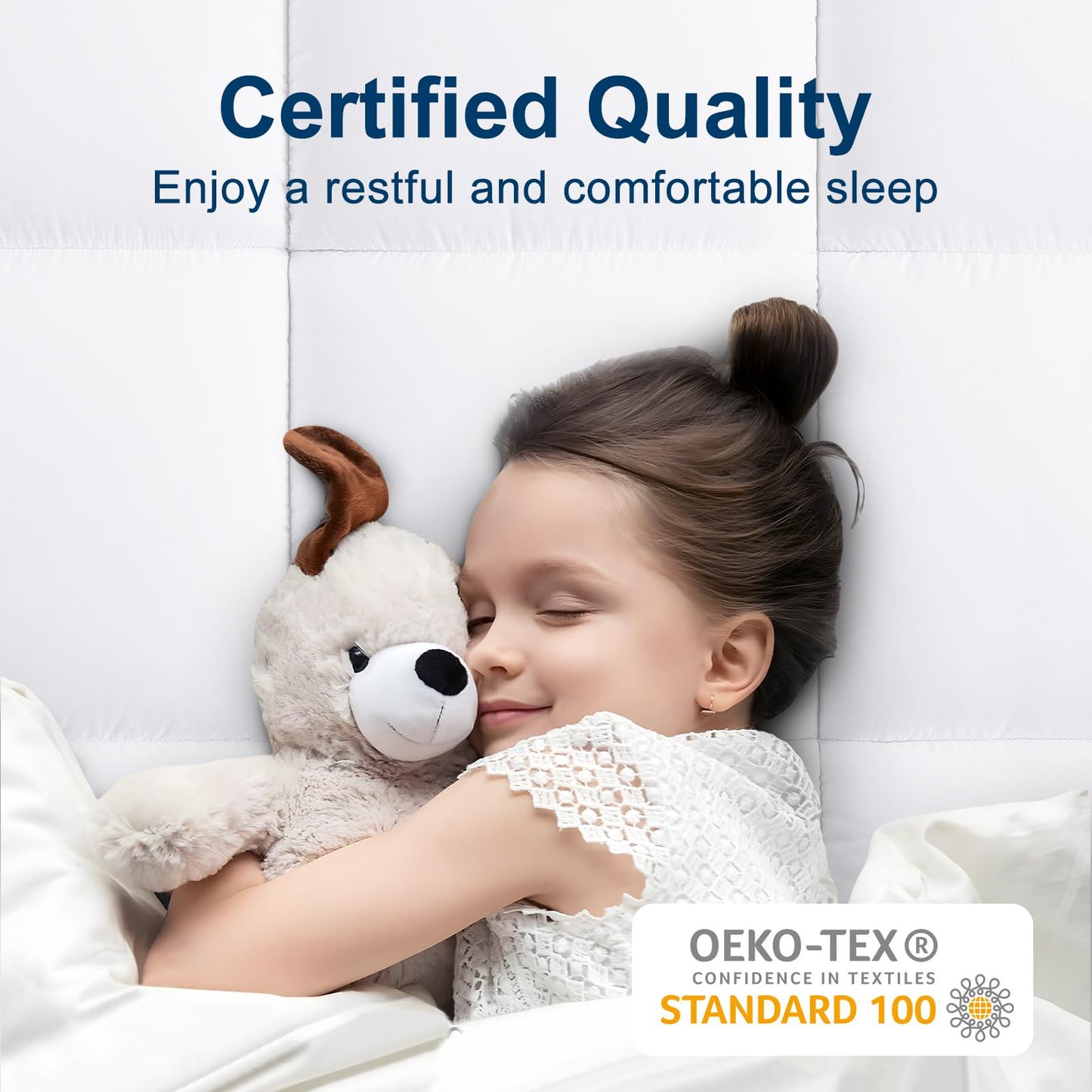 CHOPINMOON Queen Mattress Topper Extra Thick Mattress Pad, Plush Pillow Top Mattress Cover Soft Bed Topper,18" Deep Pocket