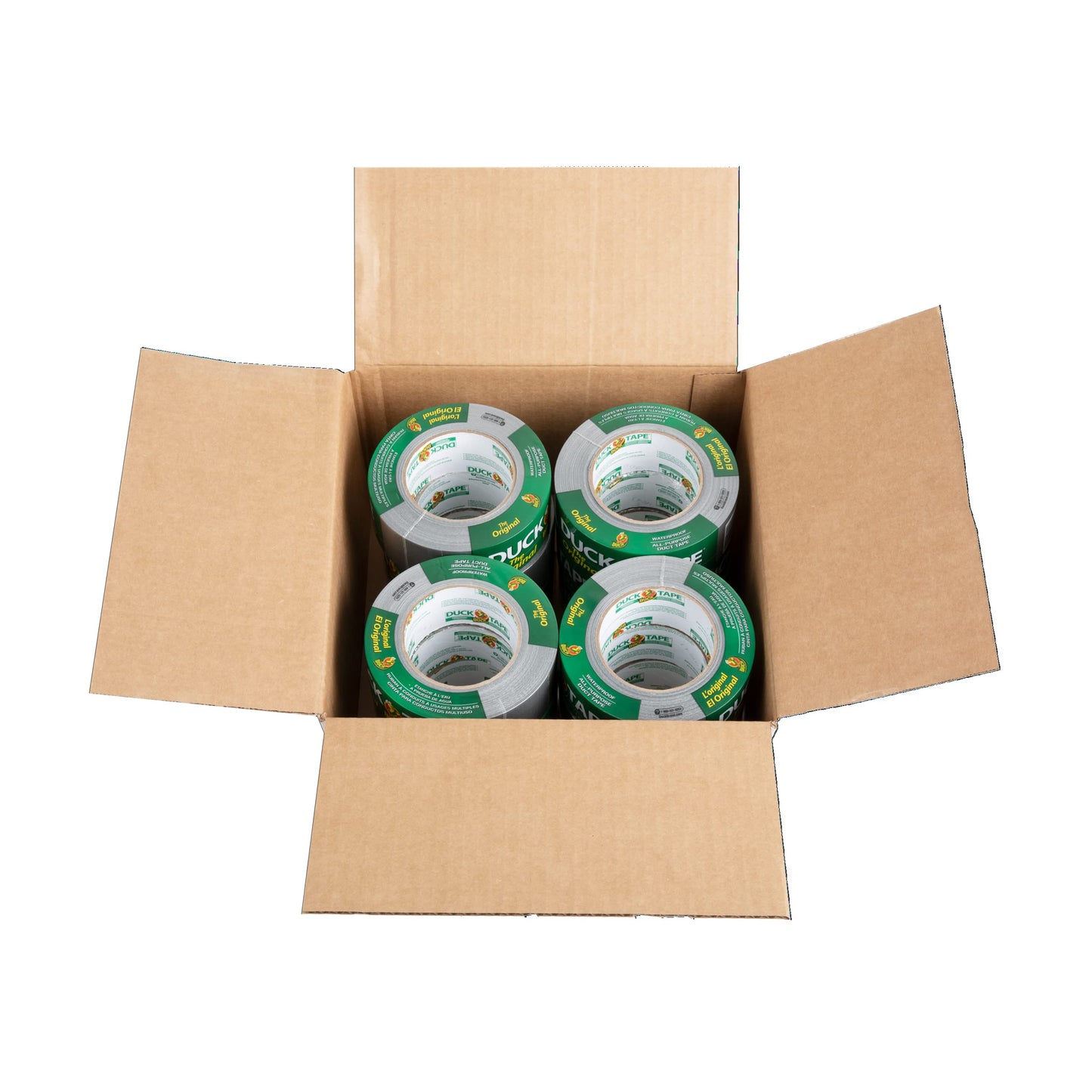 Duck Brand All-Purpose Duct Tape, Silver, 1.88 in. x 60 yd., 6 Rolls (242817)