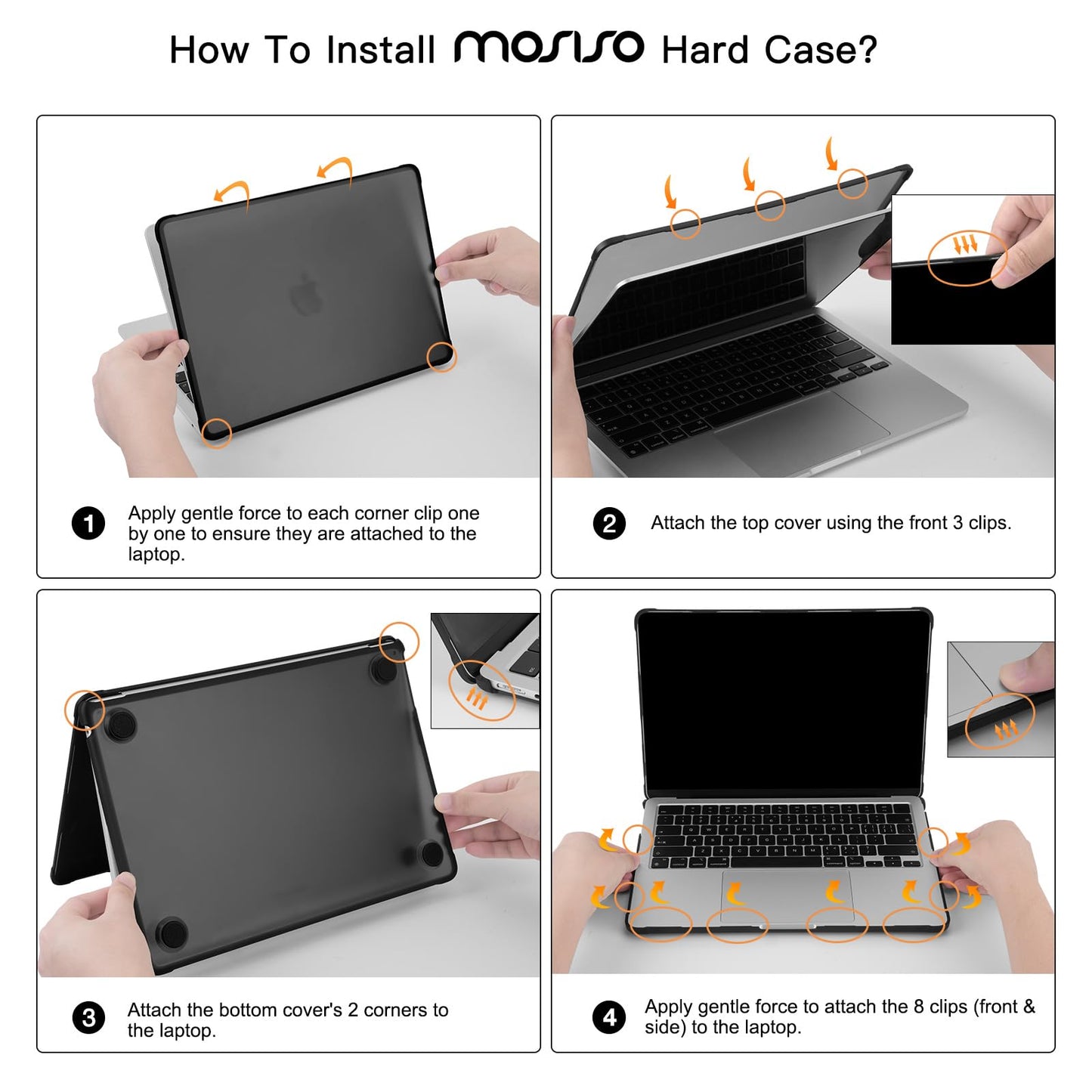 MOSISO Anti-Crack Slimness Case for MacBook Air 13 inch M5 M4 M3 M2 2026-2022 A3449 A3240 A3113 A2681,3 in 1 Kit Anti-Fingerprints Reinforced TPU Bumper Hard Shell for MacBook Air 13.6, Pink
